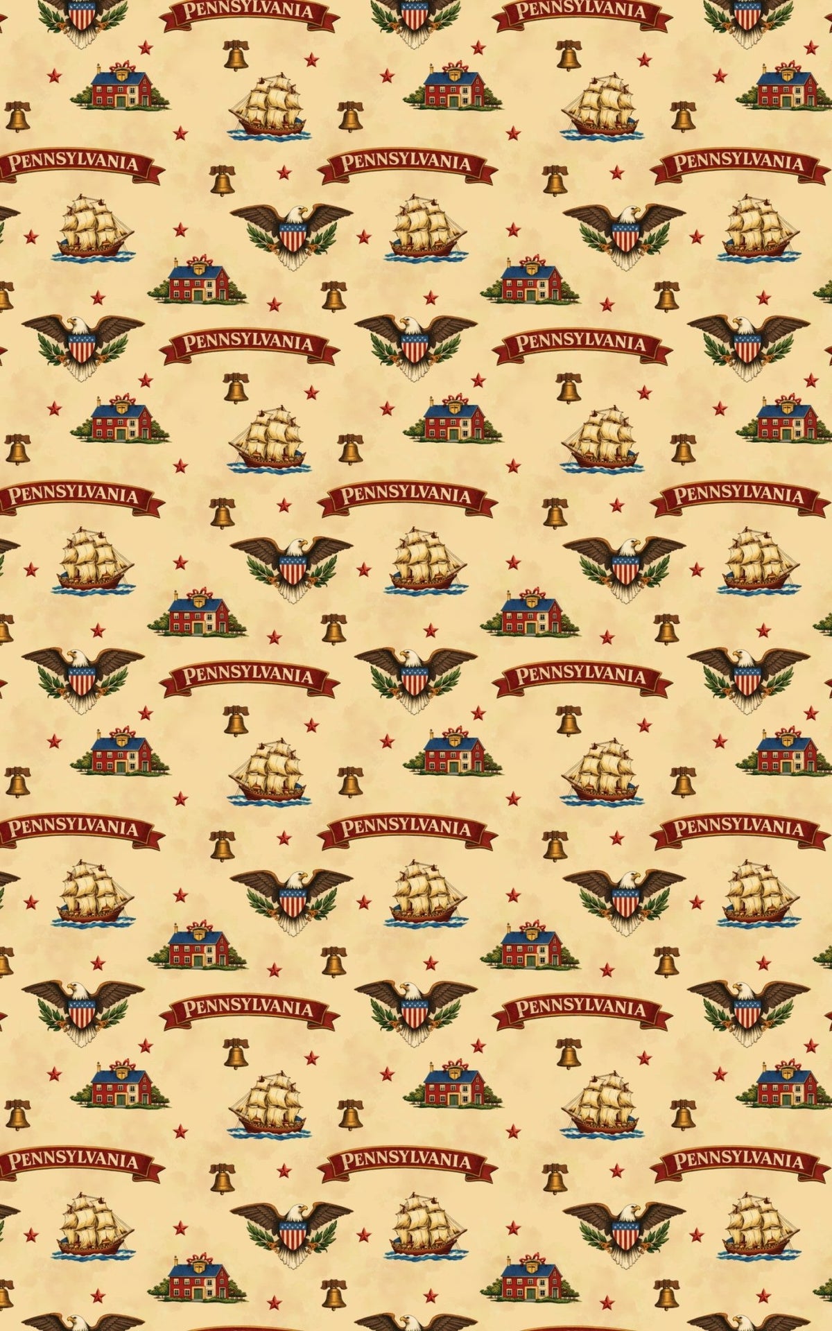 Pennsylvania Colonial Craft - London Penny Gift Wrap