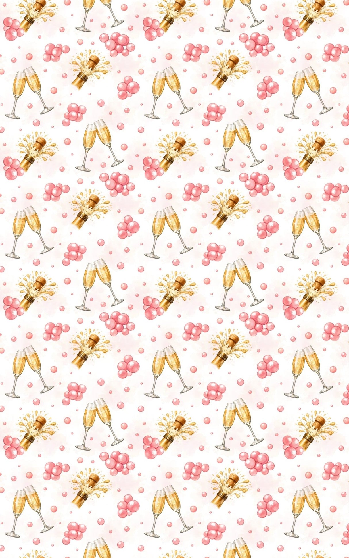 Pink Champagne Pop - London Penny Gift Wrap
