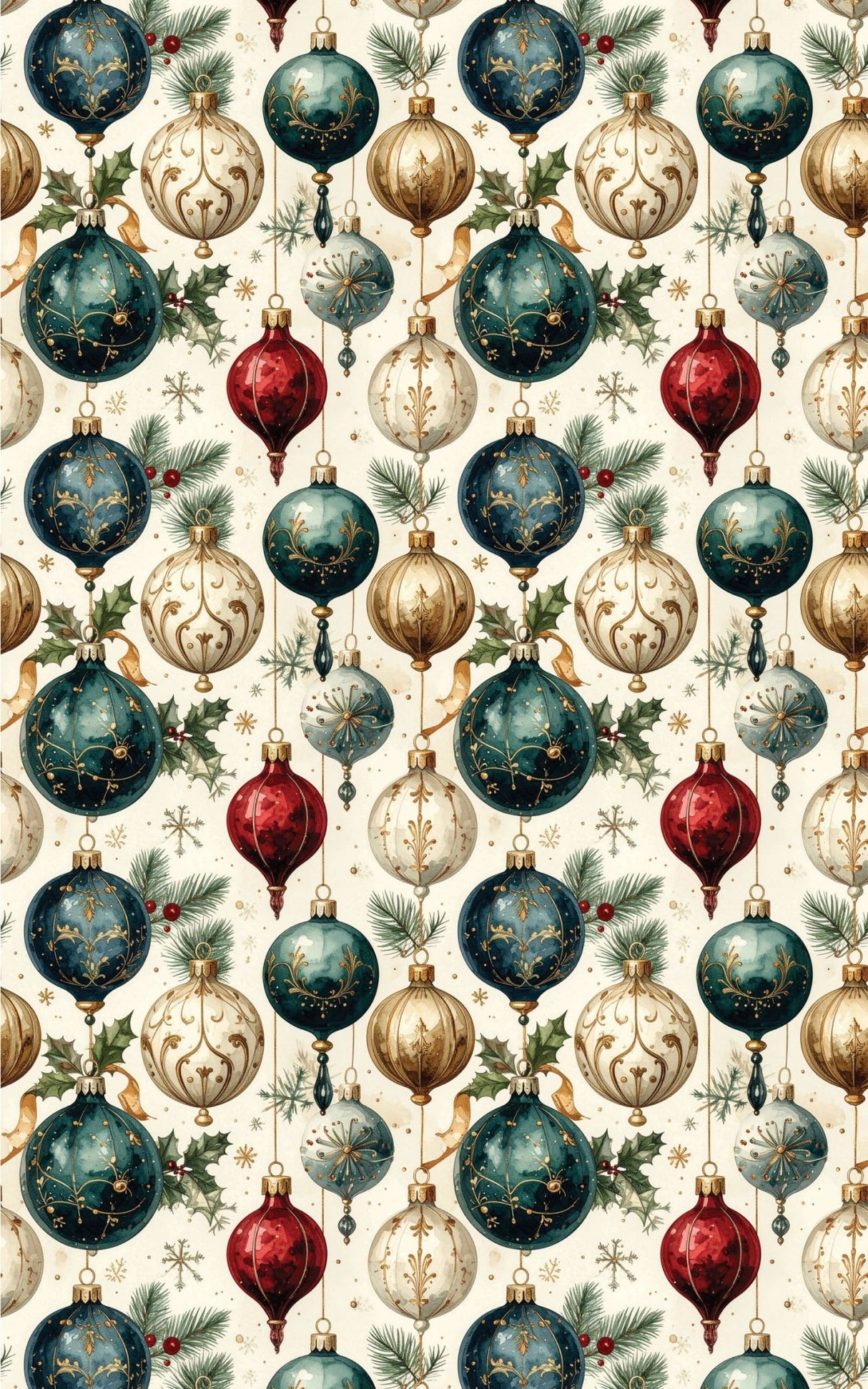 LIMITED TIME | Glass Ornament Archives Wrapping Paper - London Penny Gift Wrap