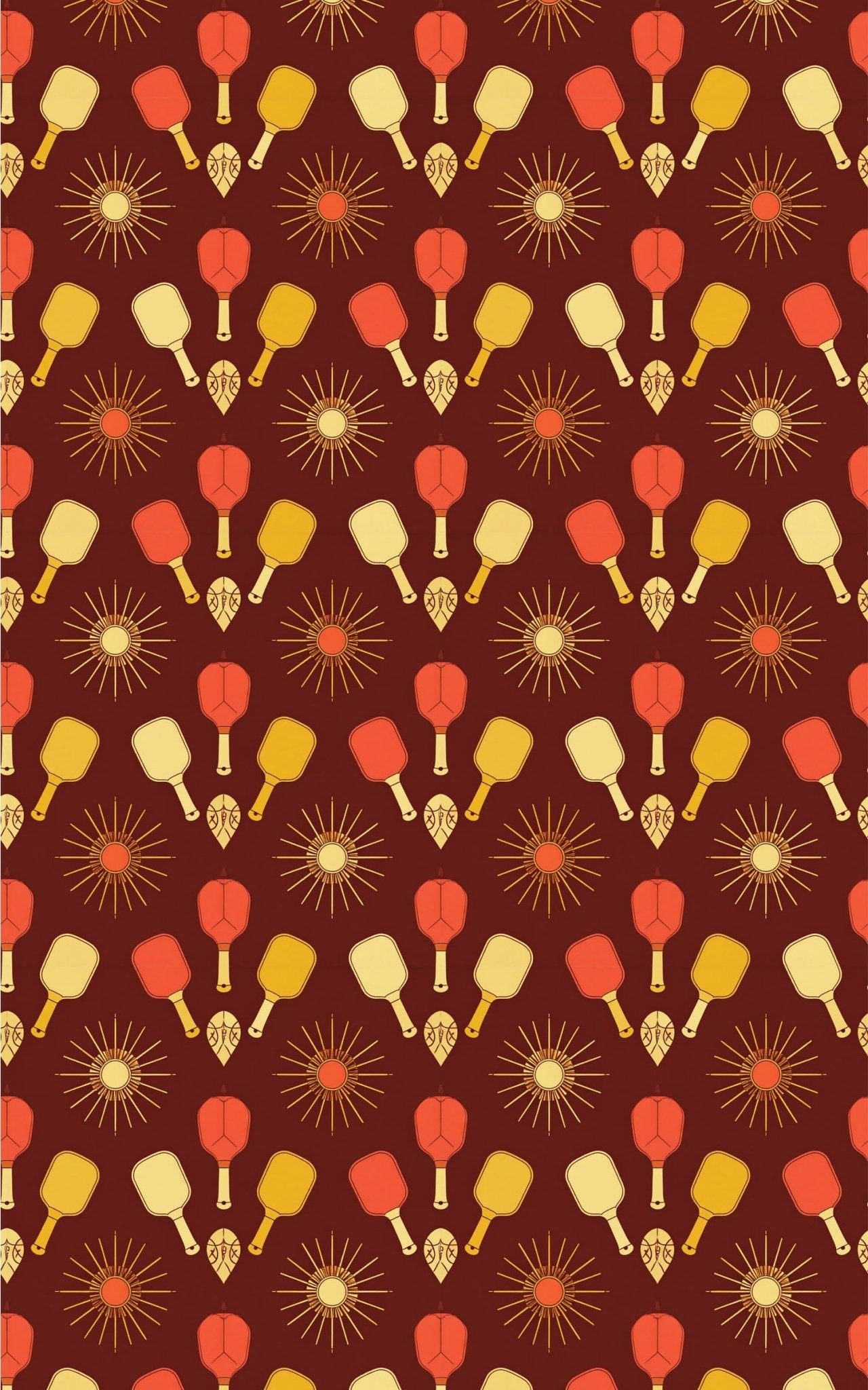 Golden Hour Pickle Club Wrapping Paper - London Penny Gift Wrap