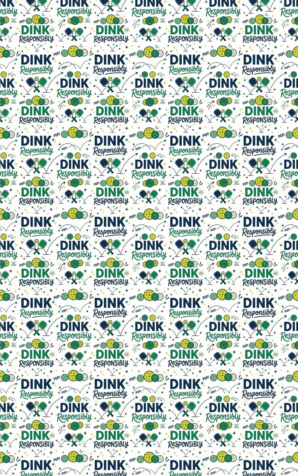 Dink Responsibly Wrapping Paper - London Penny Gift Wrap
