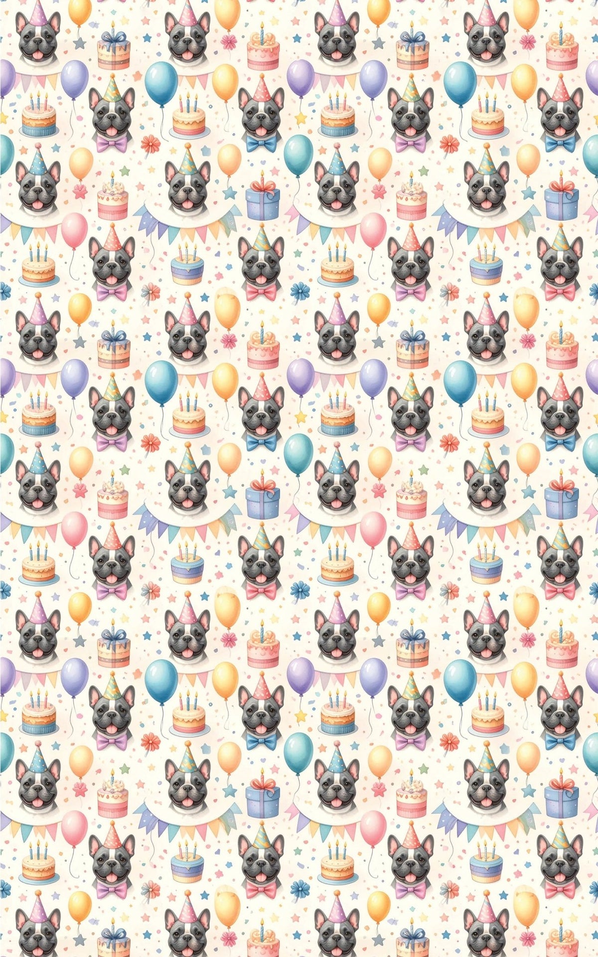 Birthday Party (Cane Corso) Wrapping Paper - London Penny Gift Wrap