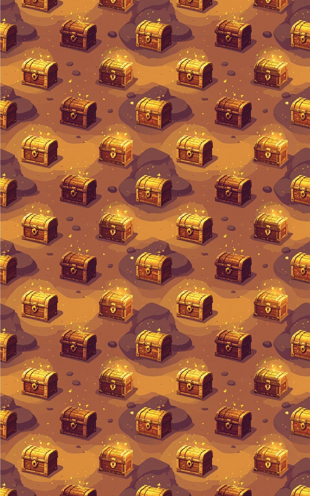 Treasure Chest Loot Loop Wrapping Paper - London Penny Gift Wrap
