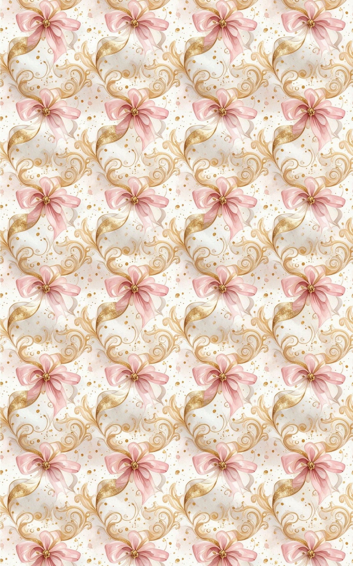 Golden Celebration Filigree Wrapping Paper - London Penny Gift Wrap
