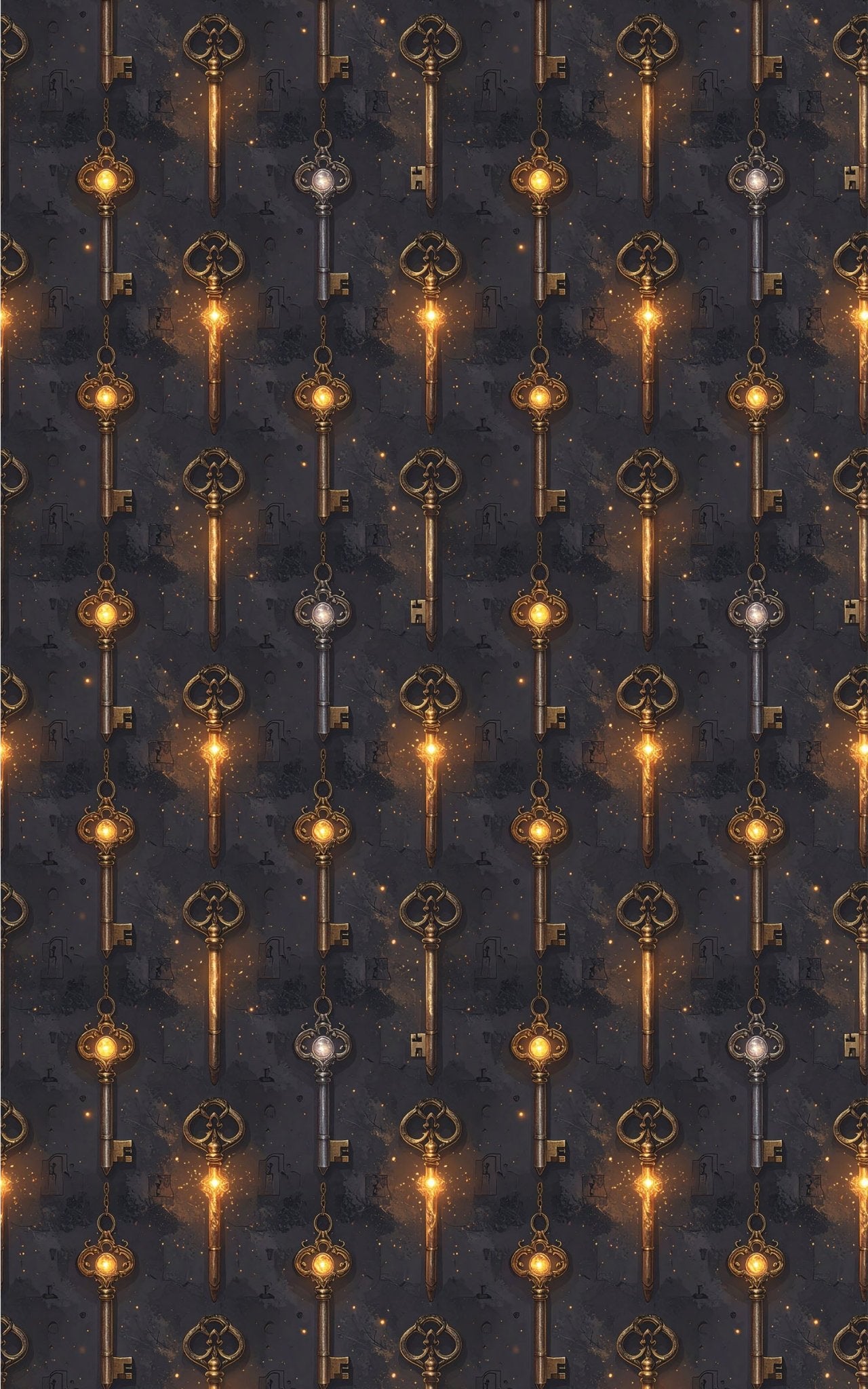Mystical Key of Fantasy Wrapping Paper - London Penny Gift Wrap