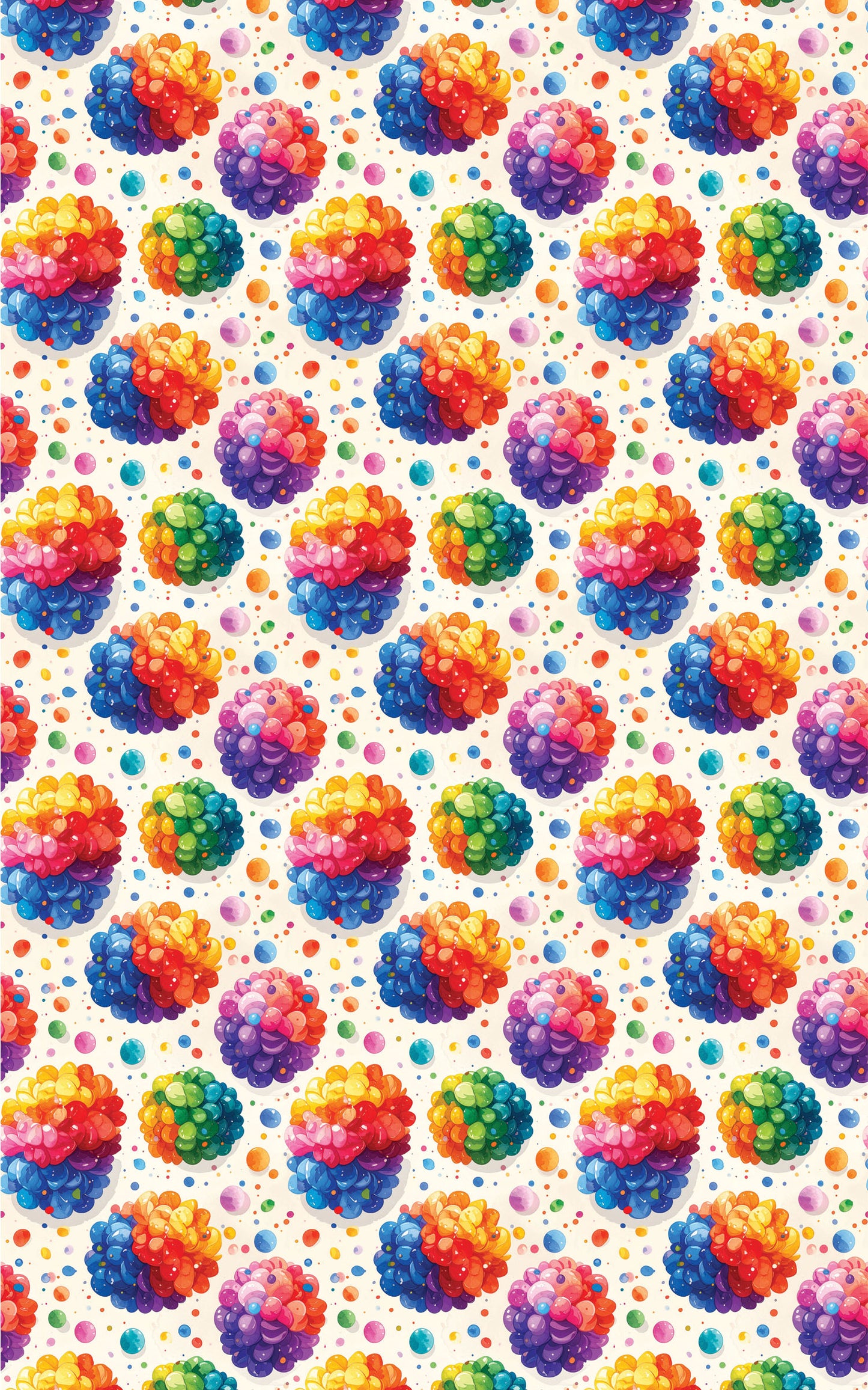 Balloon Confetti Mix Wrapping Paper