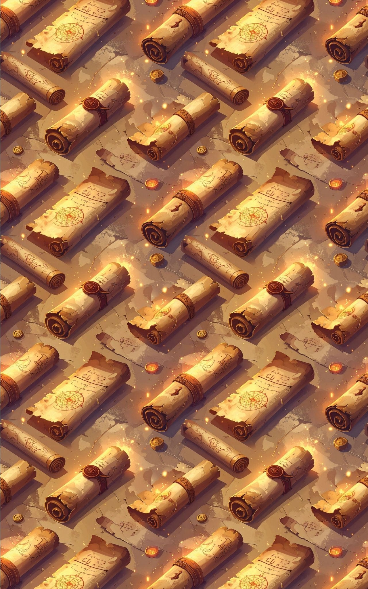 Magic Scroll Expedition Wrapping Paper - London Penny Gift Wrap