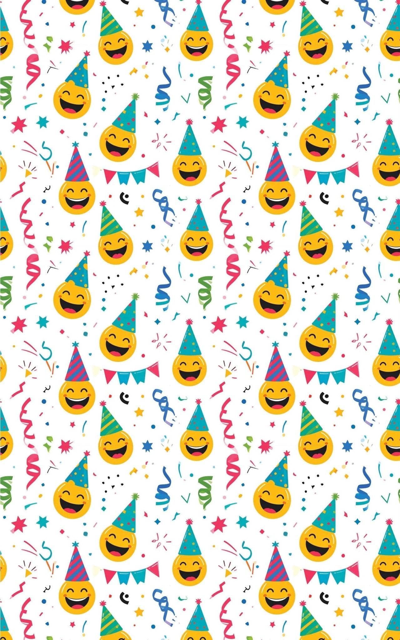 Party Face Pop Art Wrapping Paper - London Penny Gift Wrap