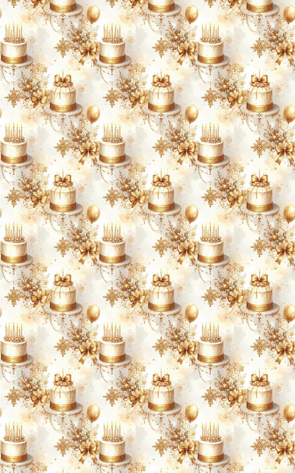 Birthday Baroque Lace Wrapping Paper - London Penny Gift Wrap