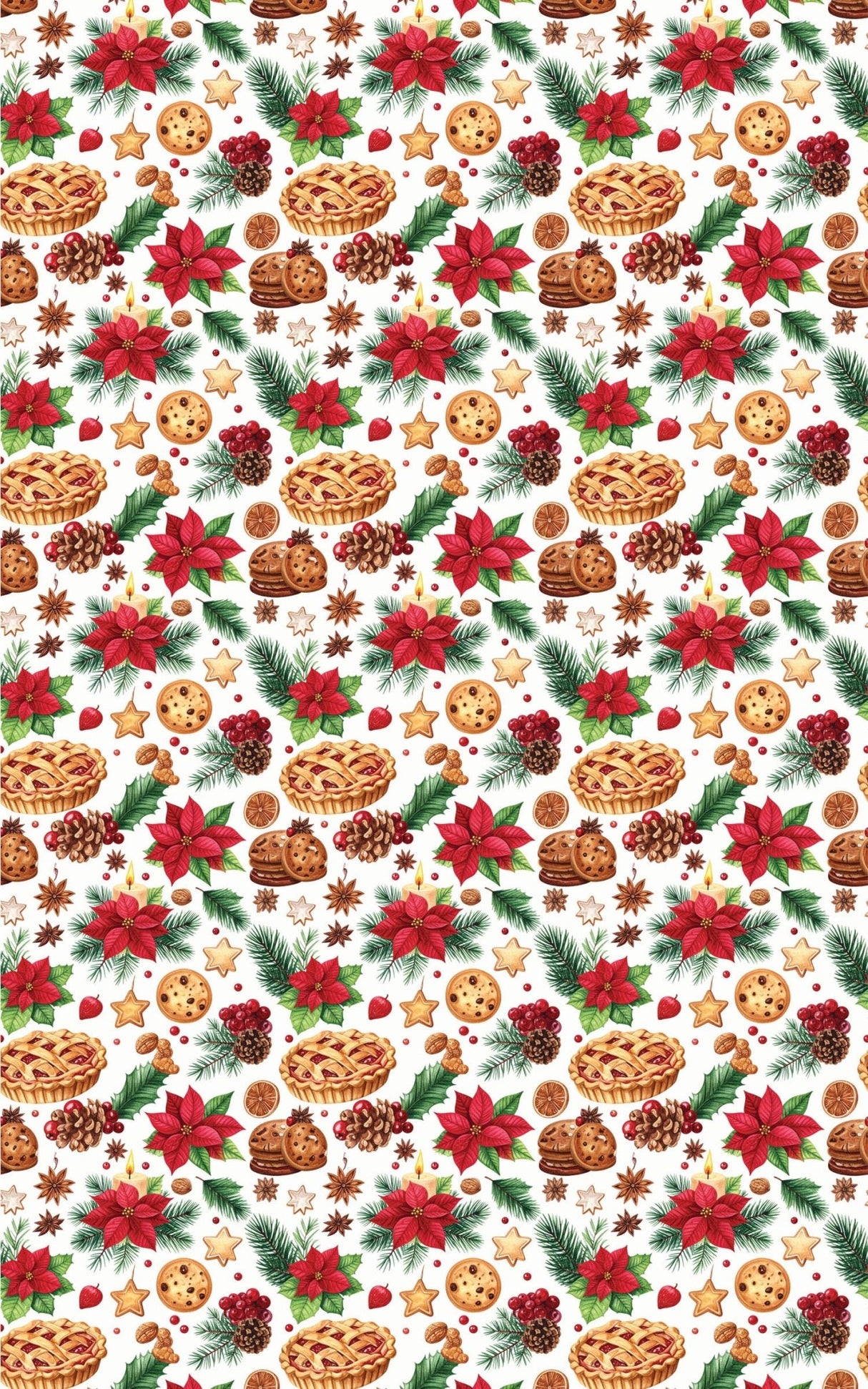 LIMITED TIME | Noche Buena Family Feast Glossy Wrapping Paper - London Penny Gift Wrap