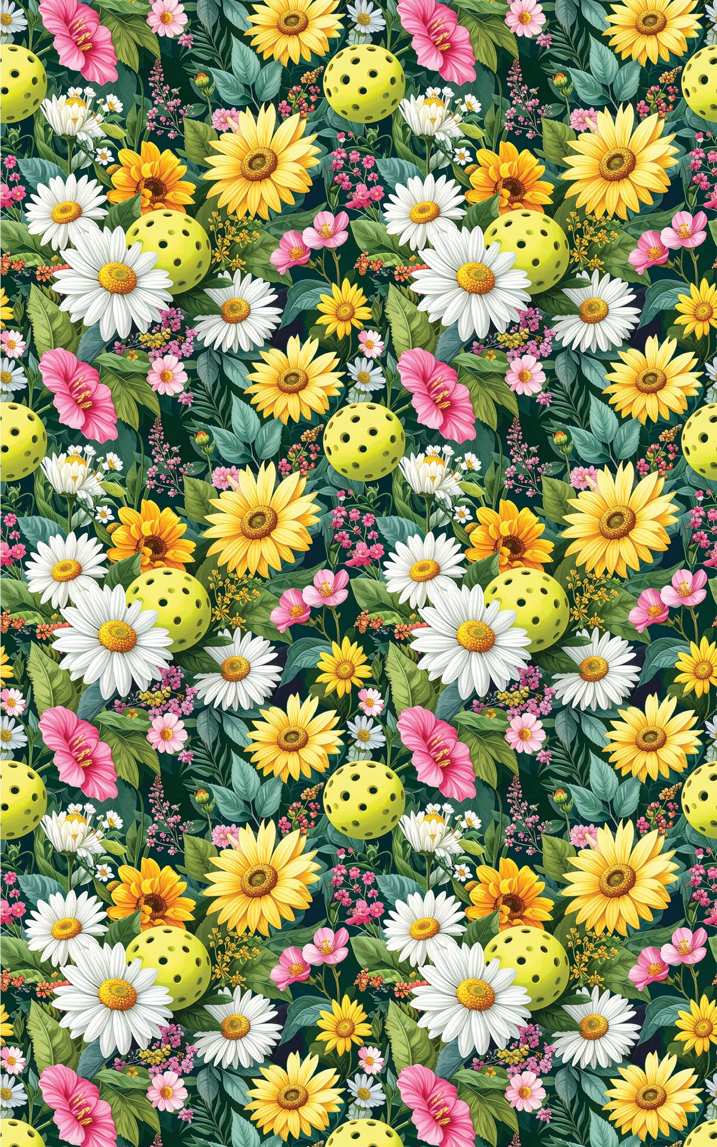 Grand Botanical Pickleball Garden Wrapping Paper
