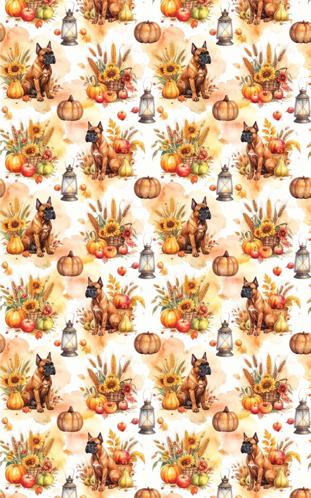 Harvest Market (Cane Corso) Wrapping Paper - London Penny Gift Wrap