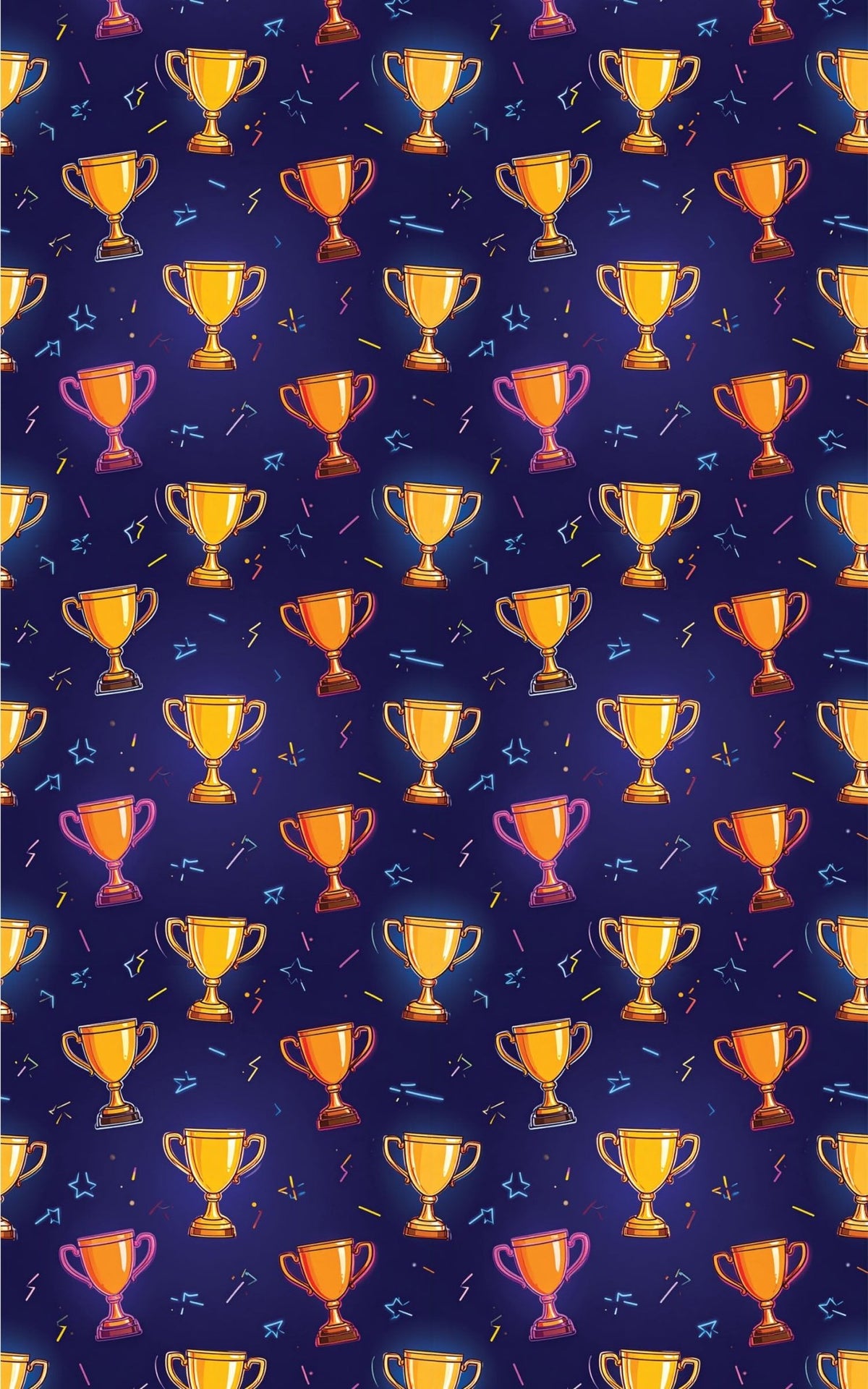 Victory Trophy Surge Glossy Wrapping Paper - London Penny Gift Wrap