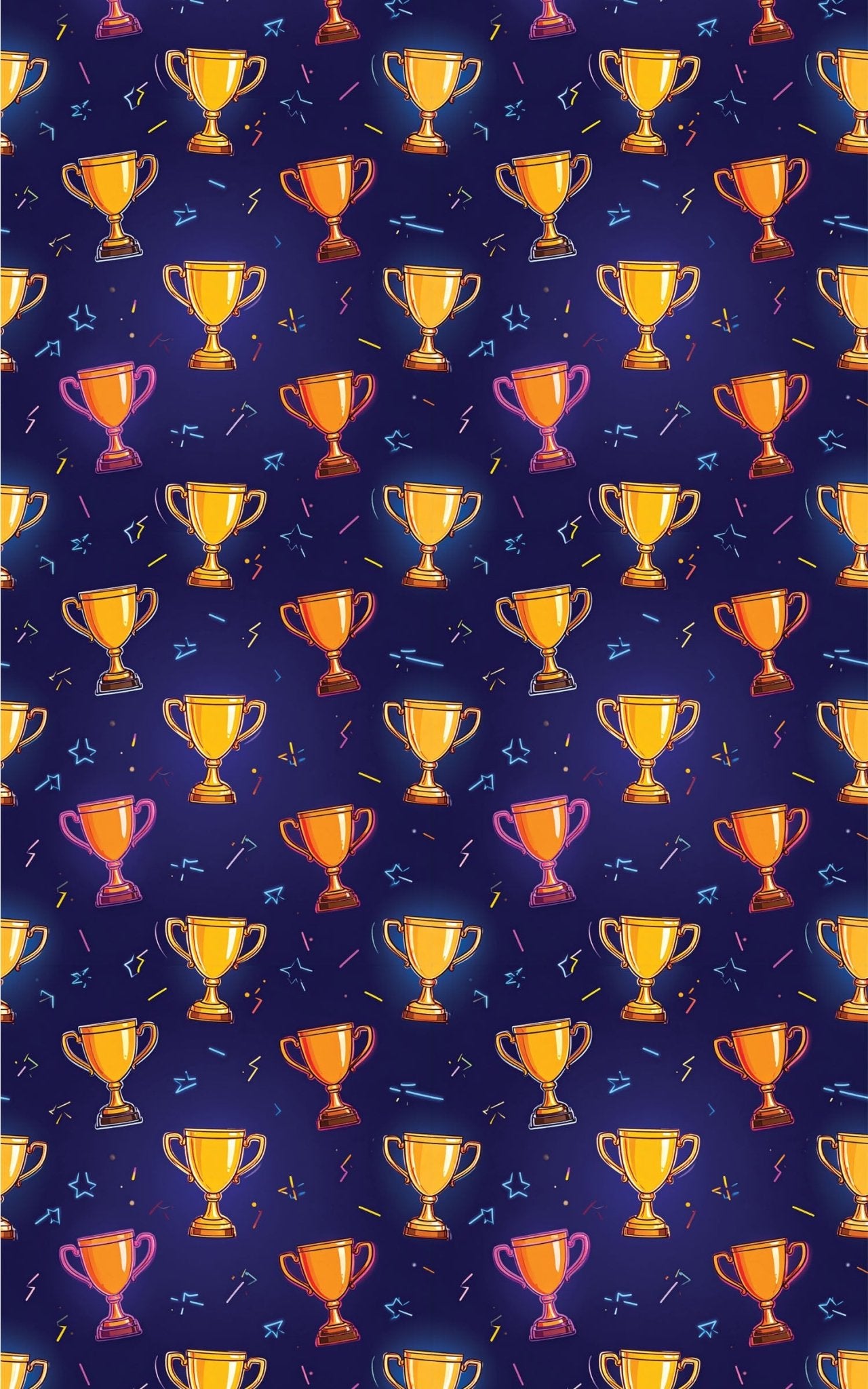 Victory Trophy Surge Glossy Wrapping Paper - London Penny Gift Wrap