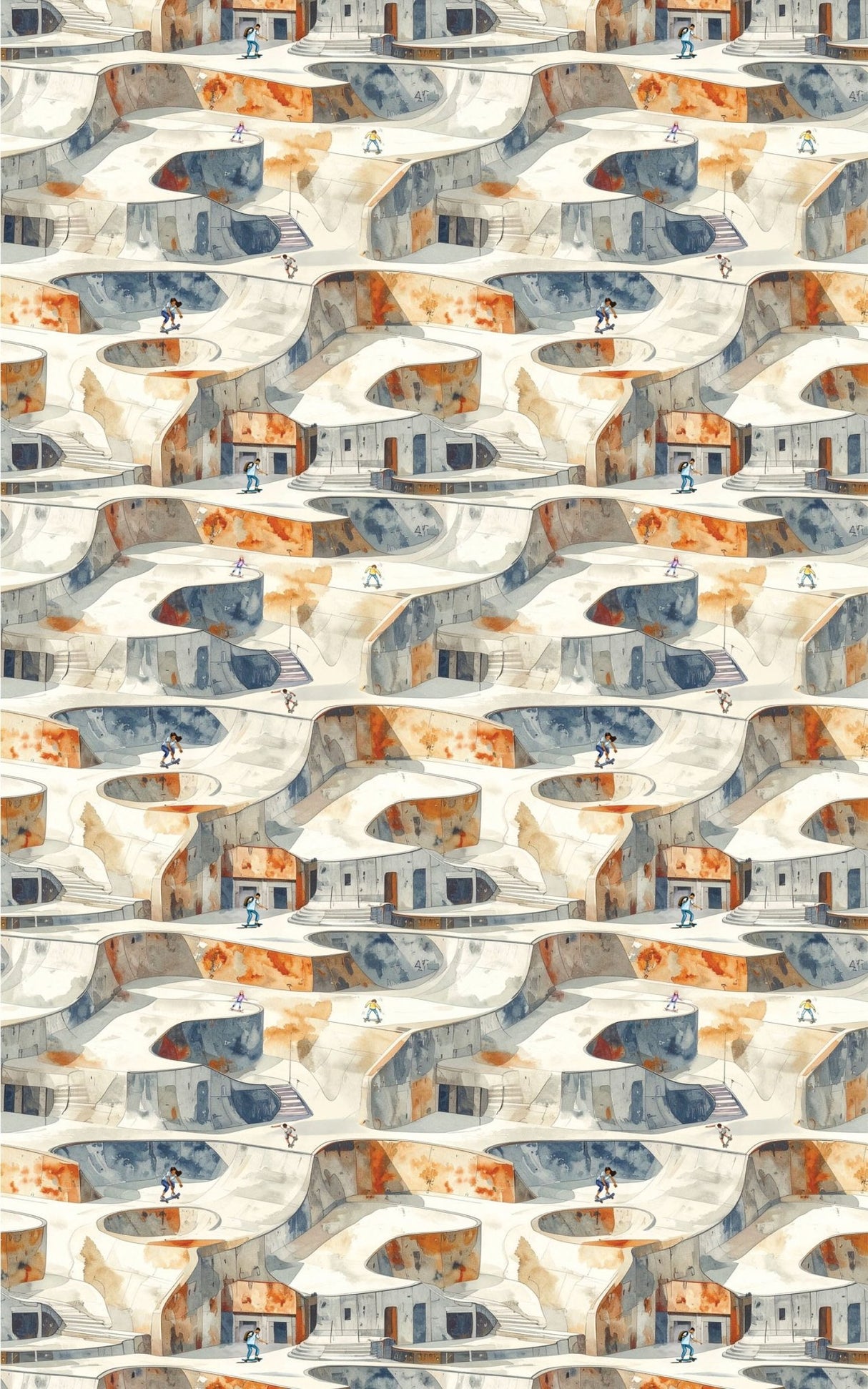 Concrete Geometry Wrapping Paper - London Penny Gift Wrap