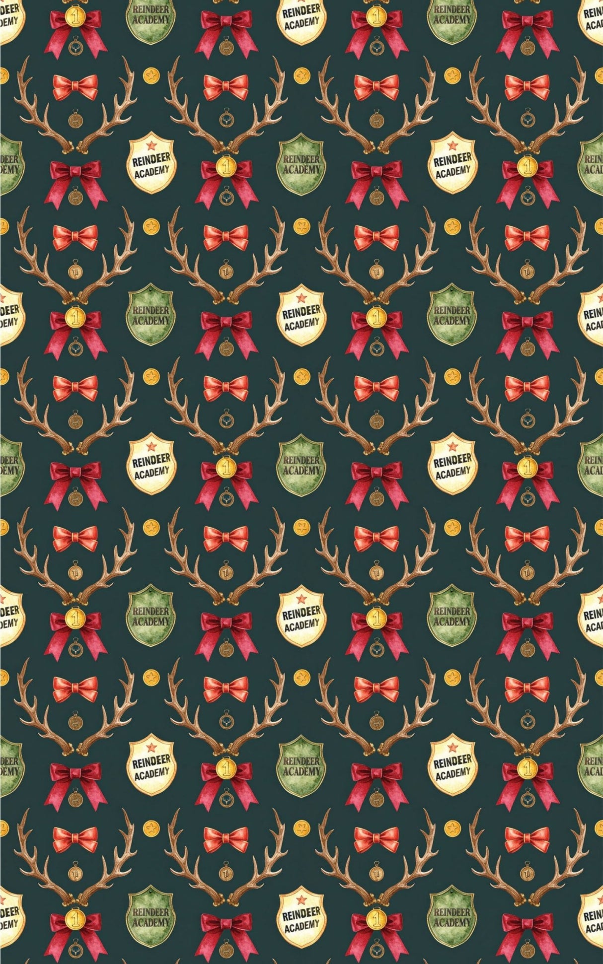 LIMITED TIME | Rudolph's Academy Archive Wrapping Paper - London Penny Gift Wrap