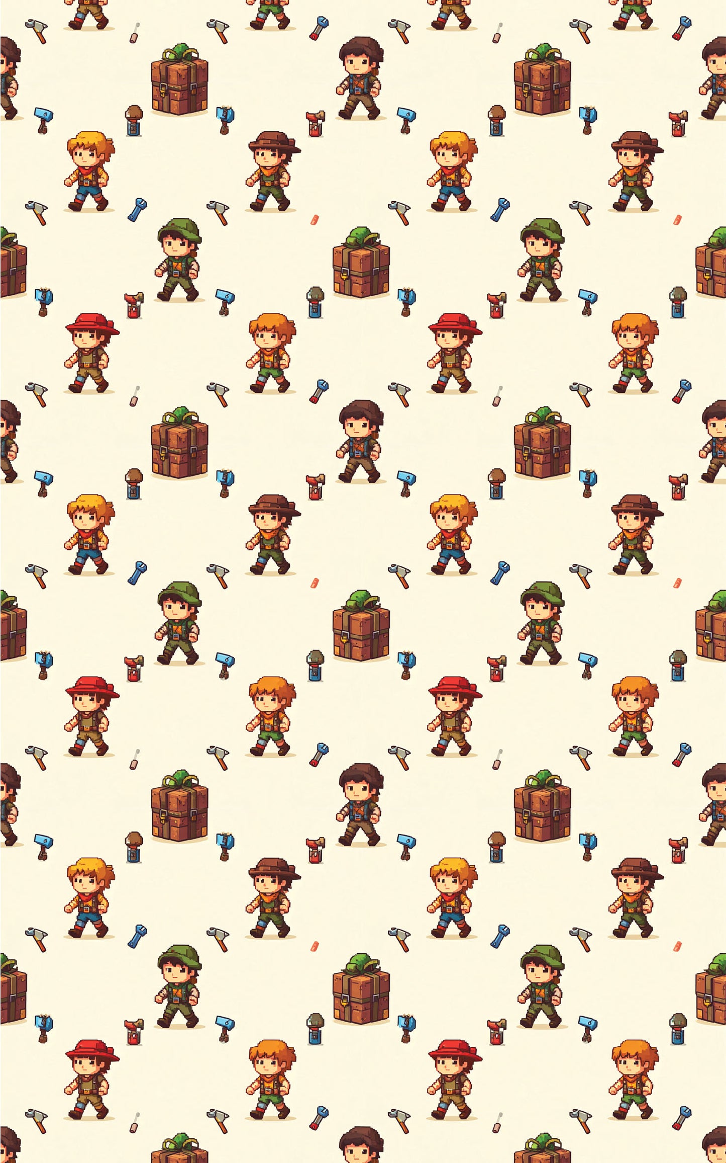 Retro 8-Bit Adventure Wrapping Paper