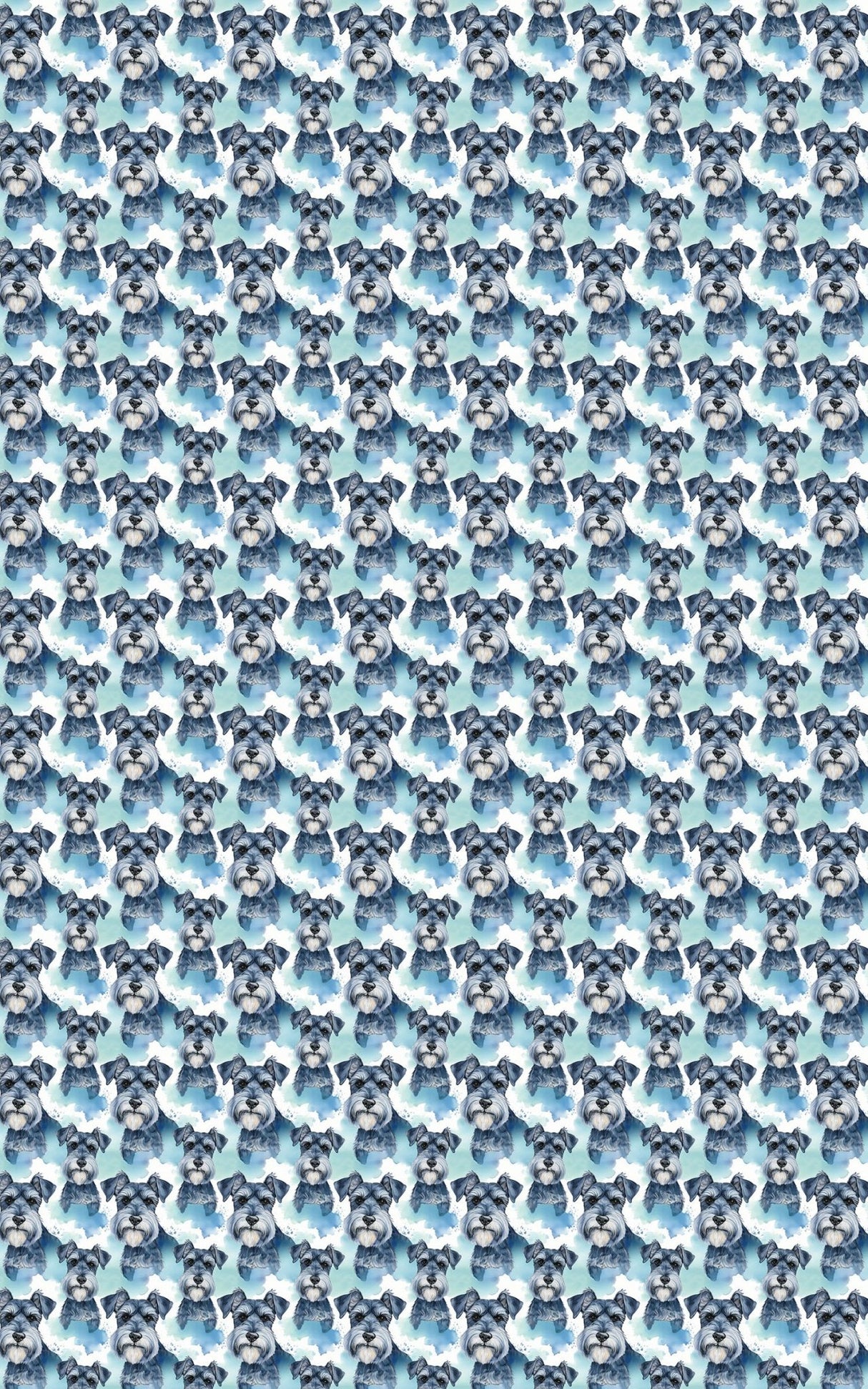 Schnauzer Chic - London Penny Gift Wrap