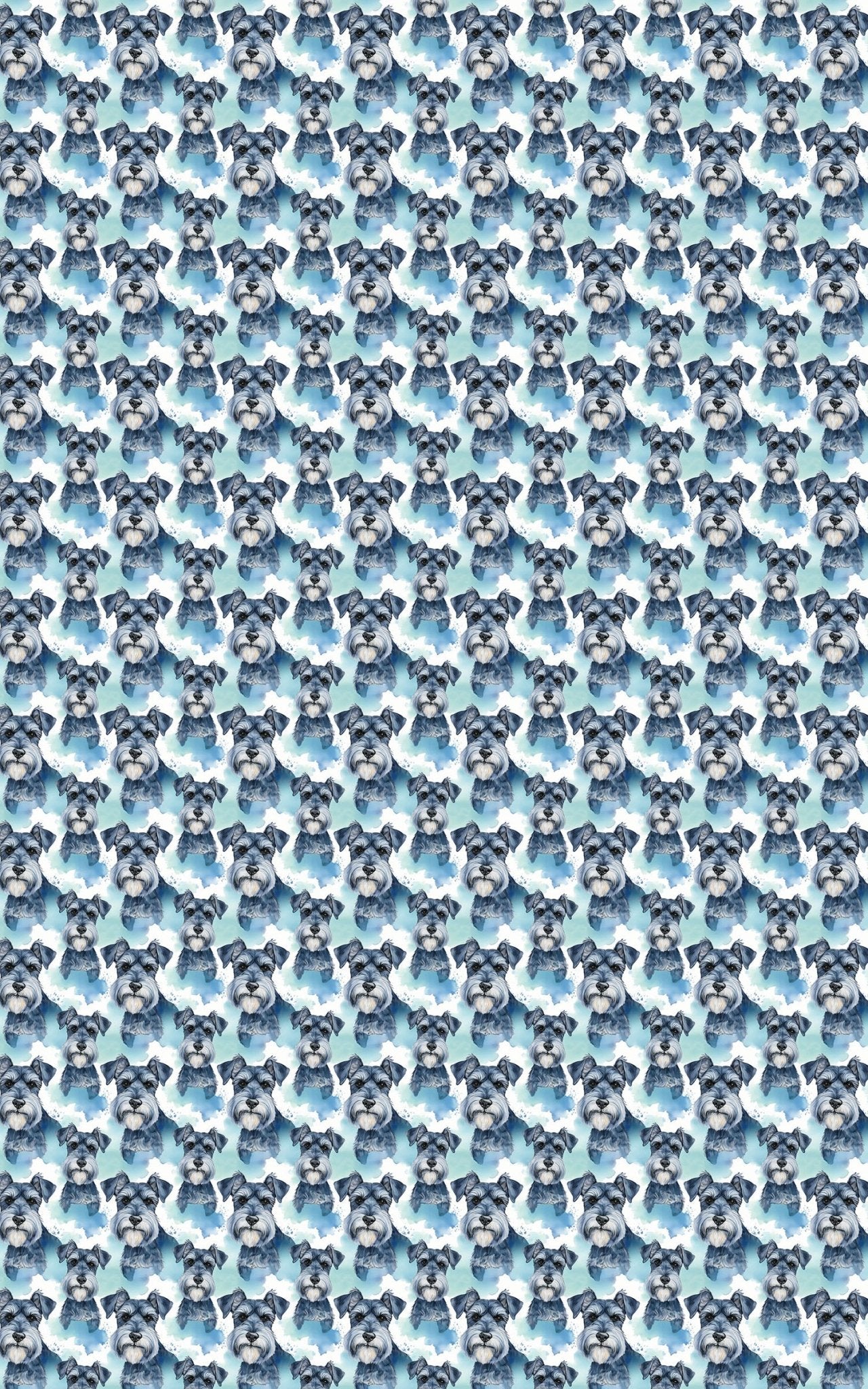 Schnauzer Chic - London Penny Gift Wrap
