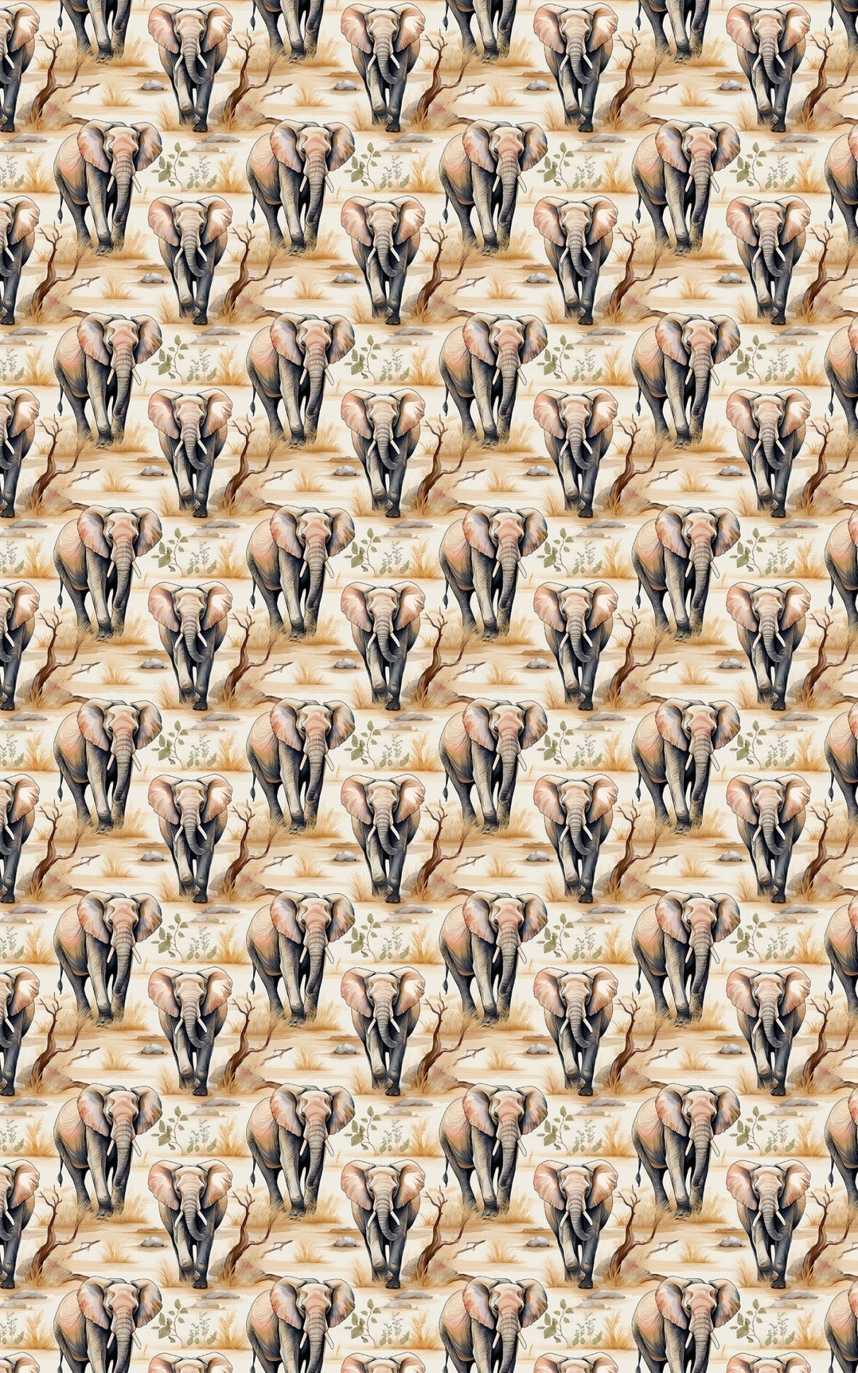 Safari Stroll: African Elephant - London Penny Gift Wrap