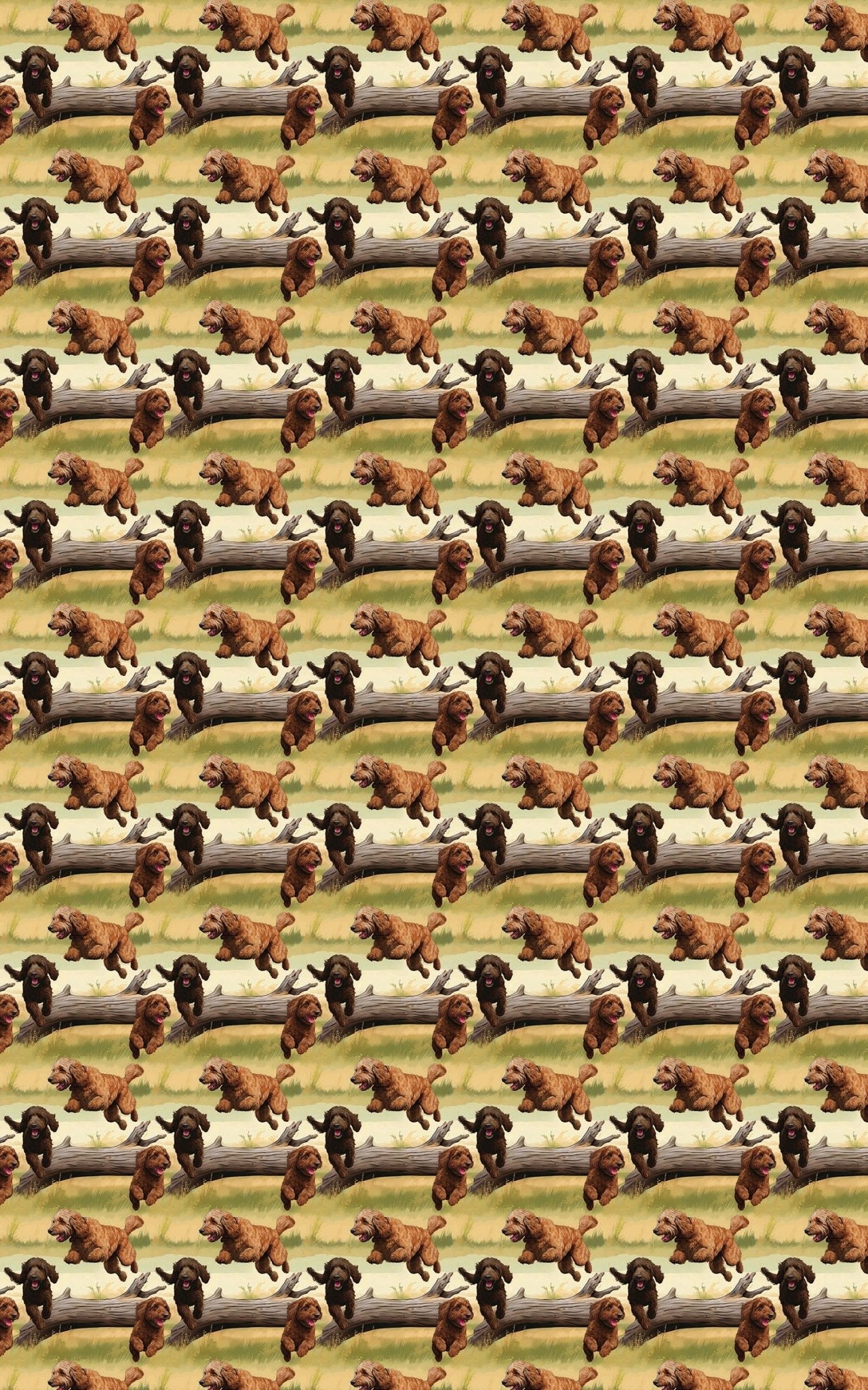Bouncy Doodle Days - London Penny Gift Wrap