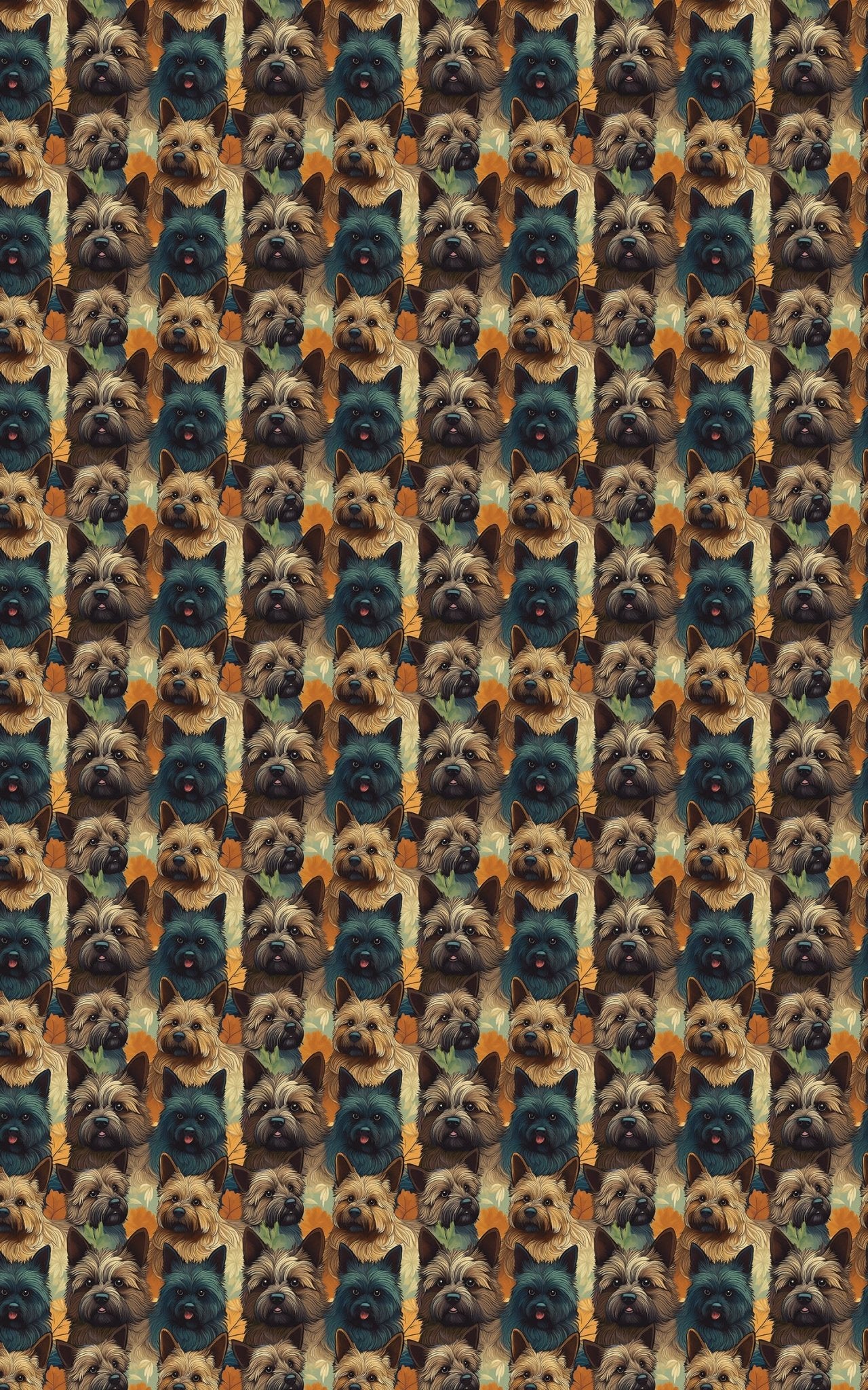 Terrier Tumbles & Joy - London Penny Gift Wrap