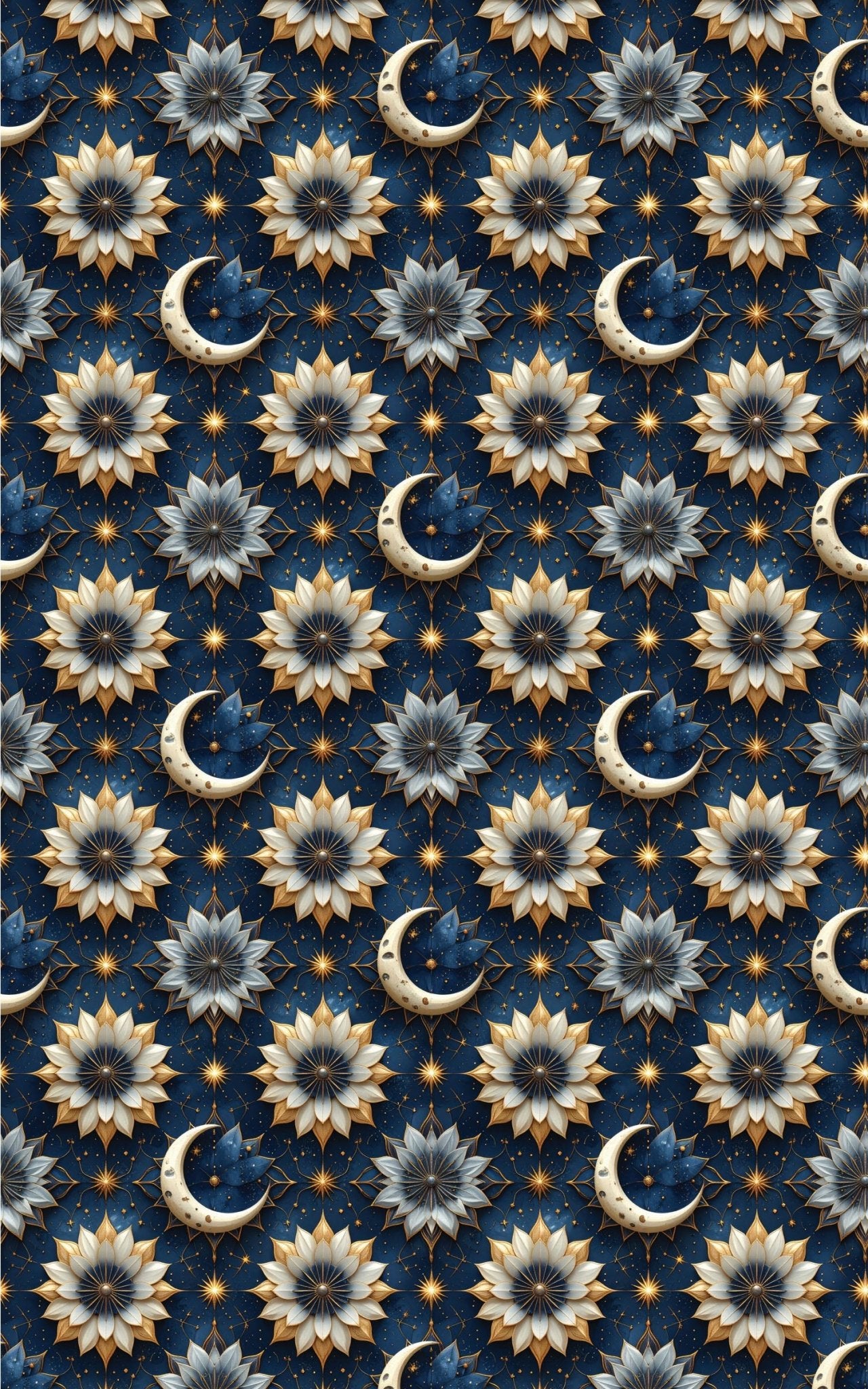 Luxury Mystical Moon Wrapping Paper - London Penny Gift Wrap