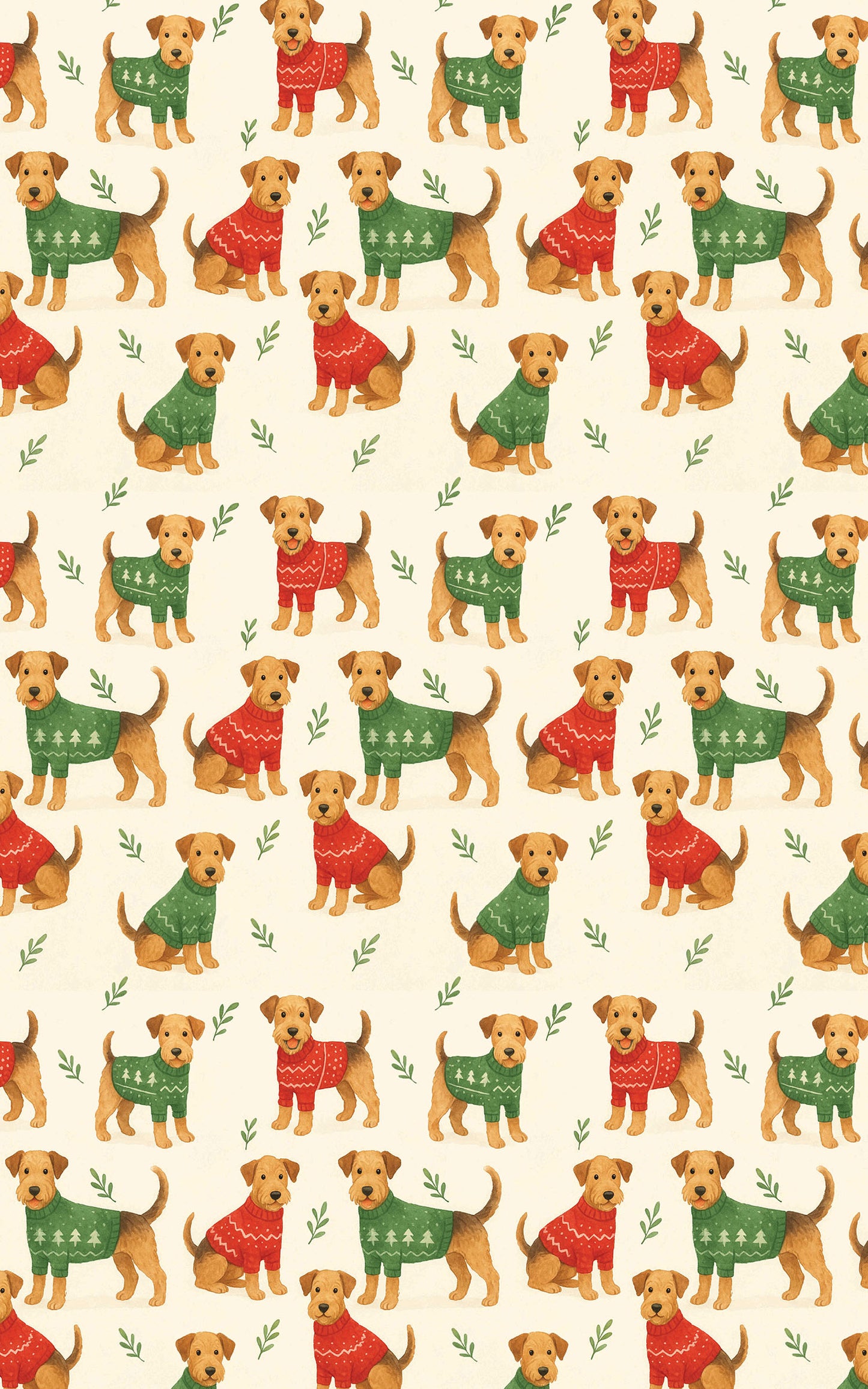 Airedale Terrier Holiday Sweaters