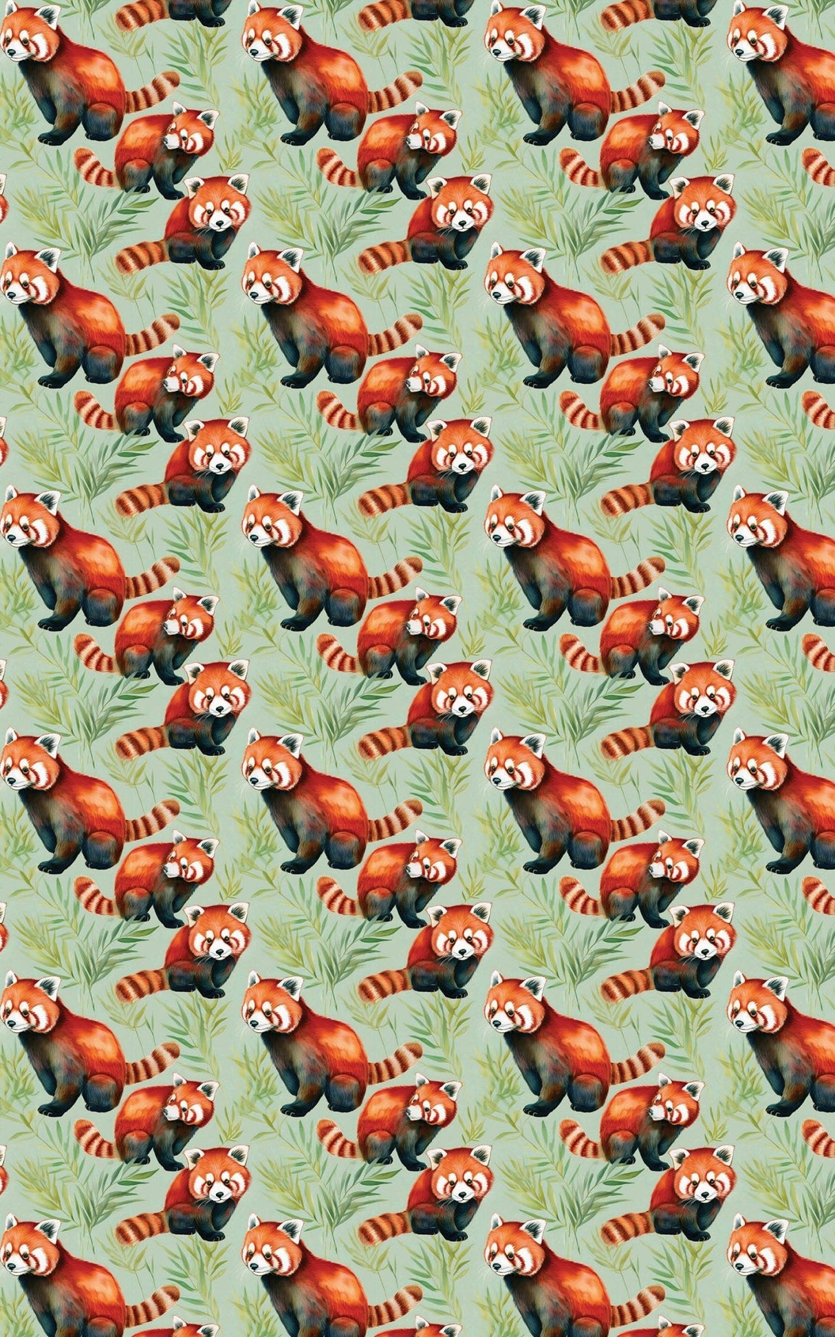 Safari Stroll: Red Panda - London Penny Gift Wrap