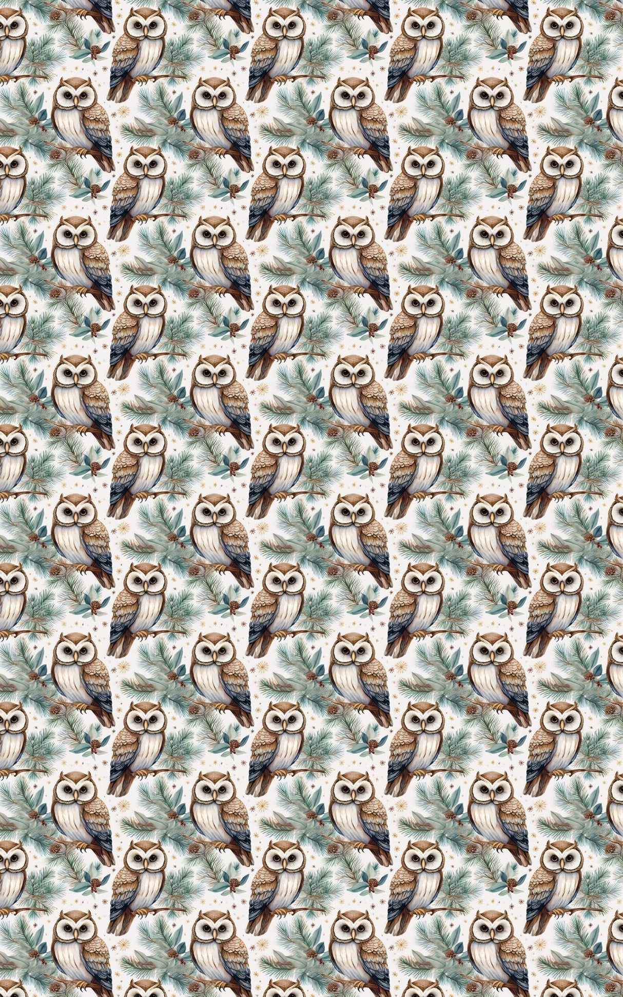 Winter Hoots - London Penny Gift Wrap