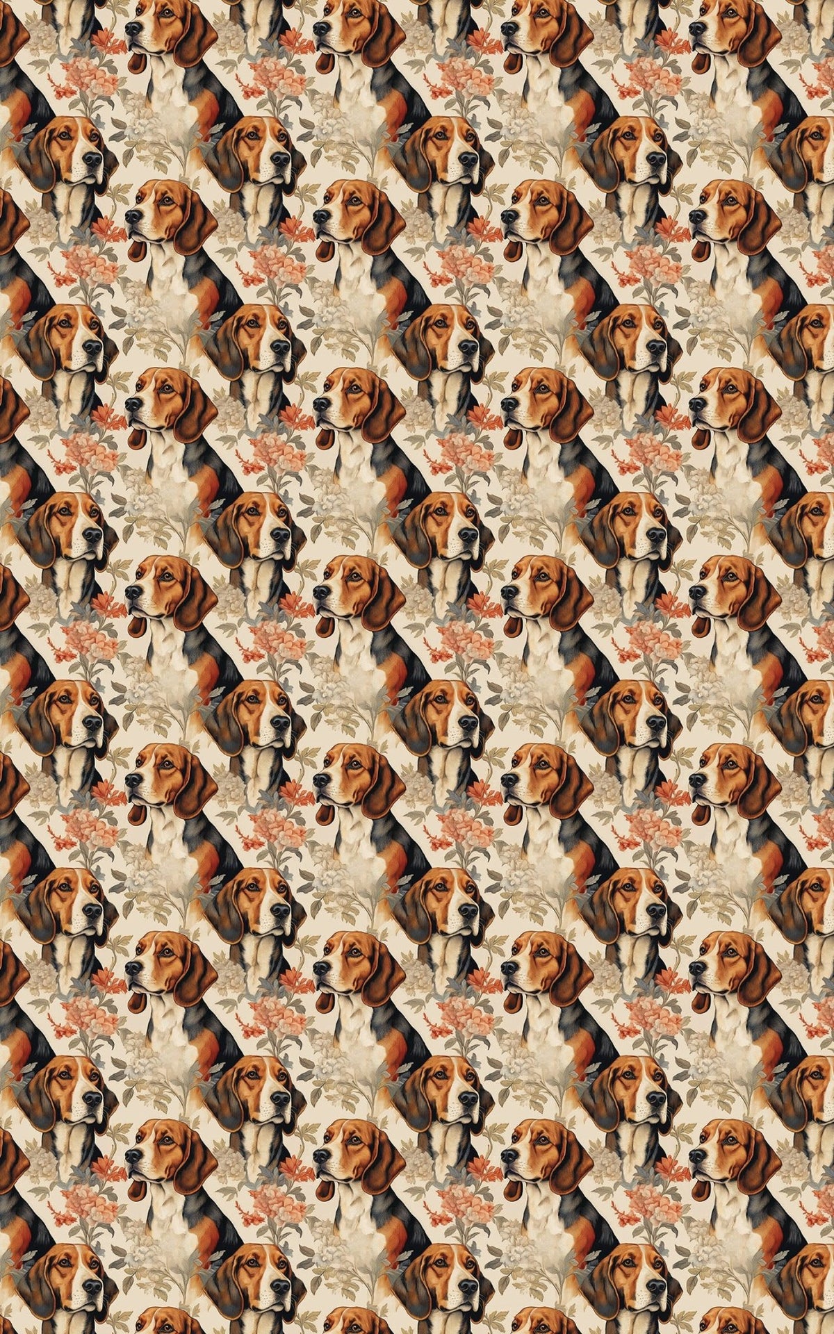 Beagle Classic Toile - London Penny Gift Wrap