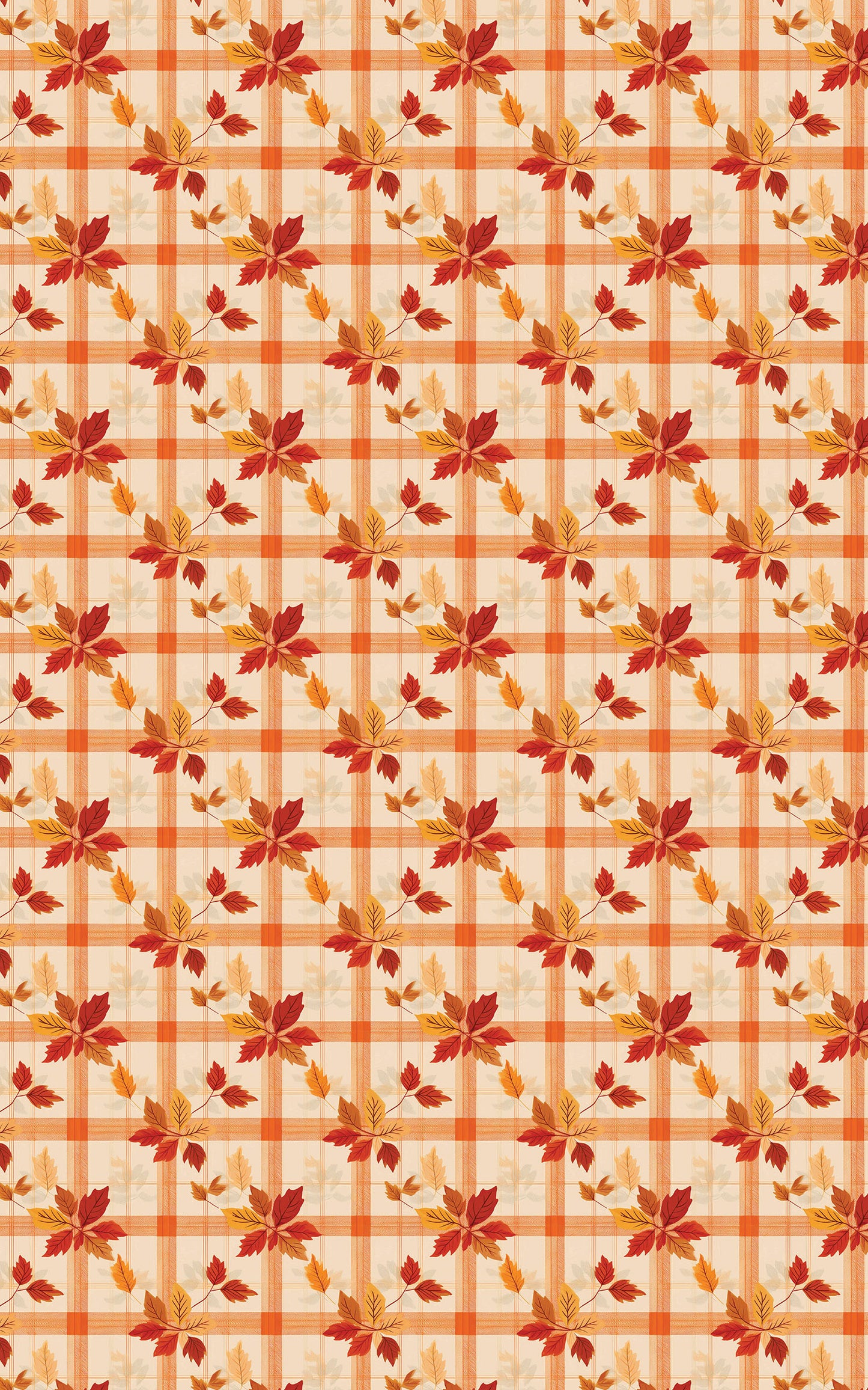 Pumpkin Spice Plaid
