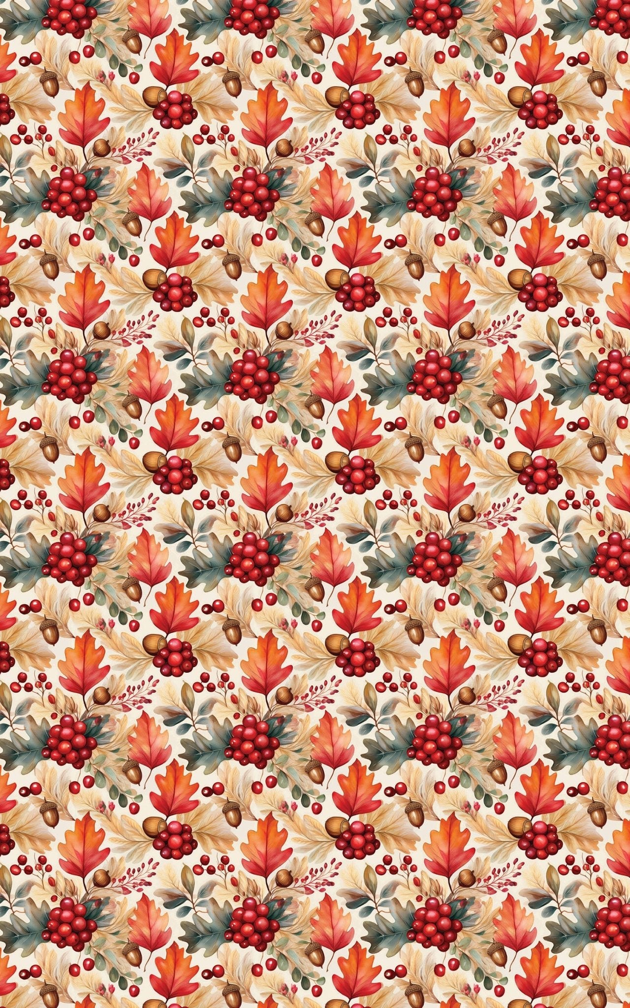 Cranberry & Acorn - London Penny Gift Wrap