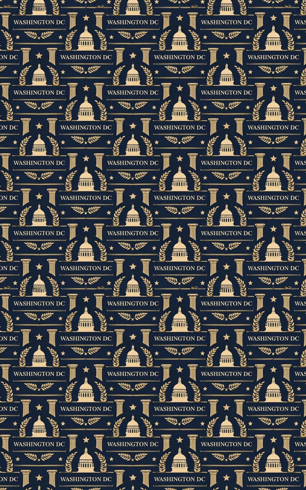 Washington DC — Capital Classic Wrapping Paper - London Penny Gift Wrap