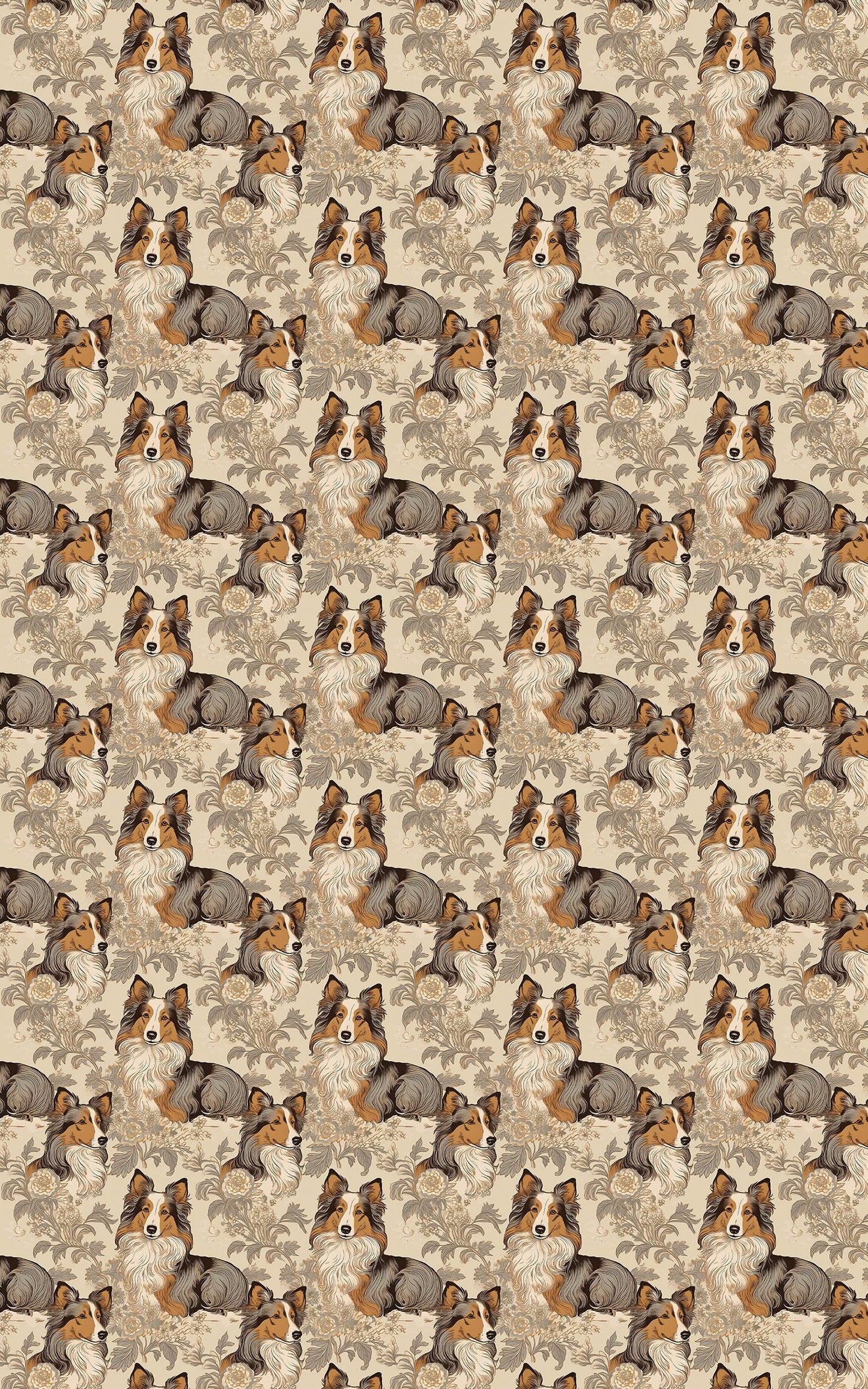 Sheltie Classic Toile