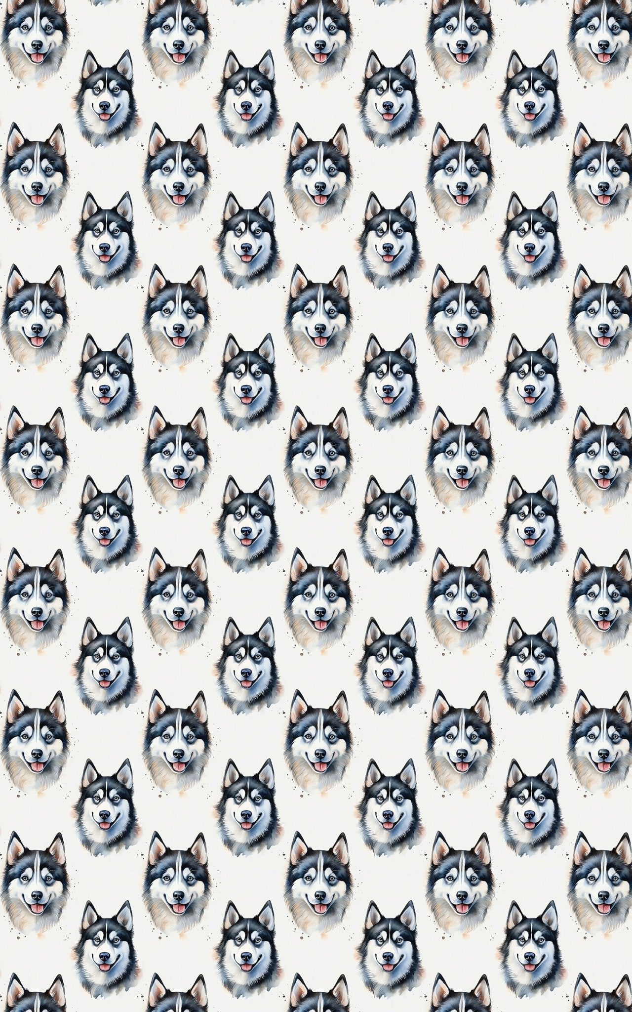 Arctic Howl Husky - London Penny Gift Wrap