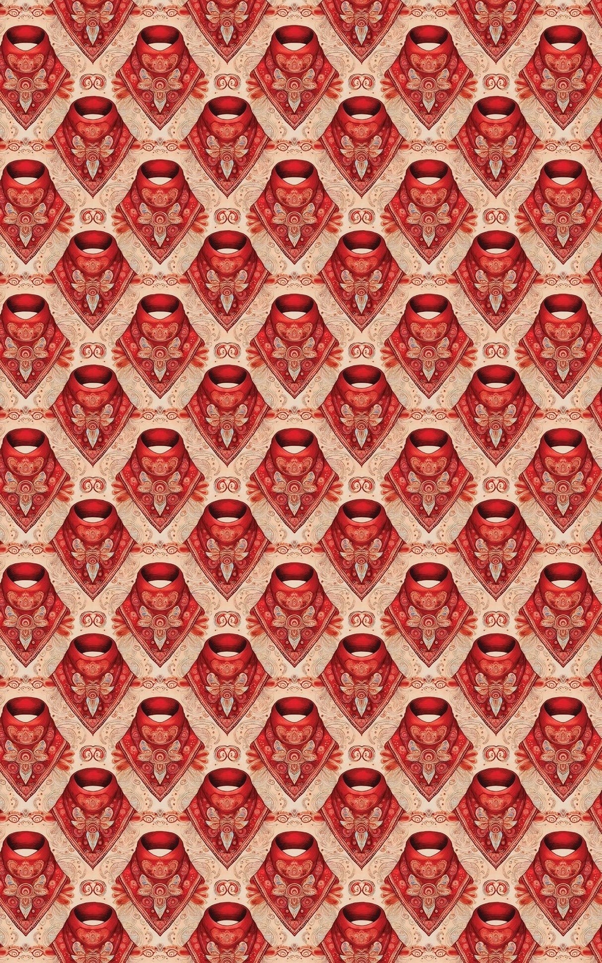 Rustic Reds - London Penny Gift Wrap