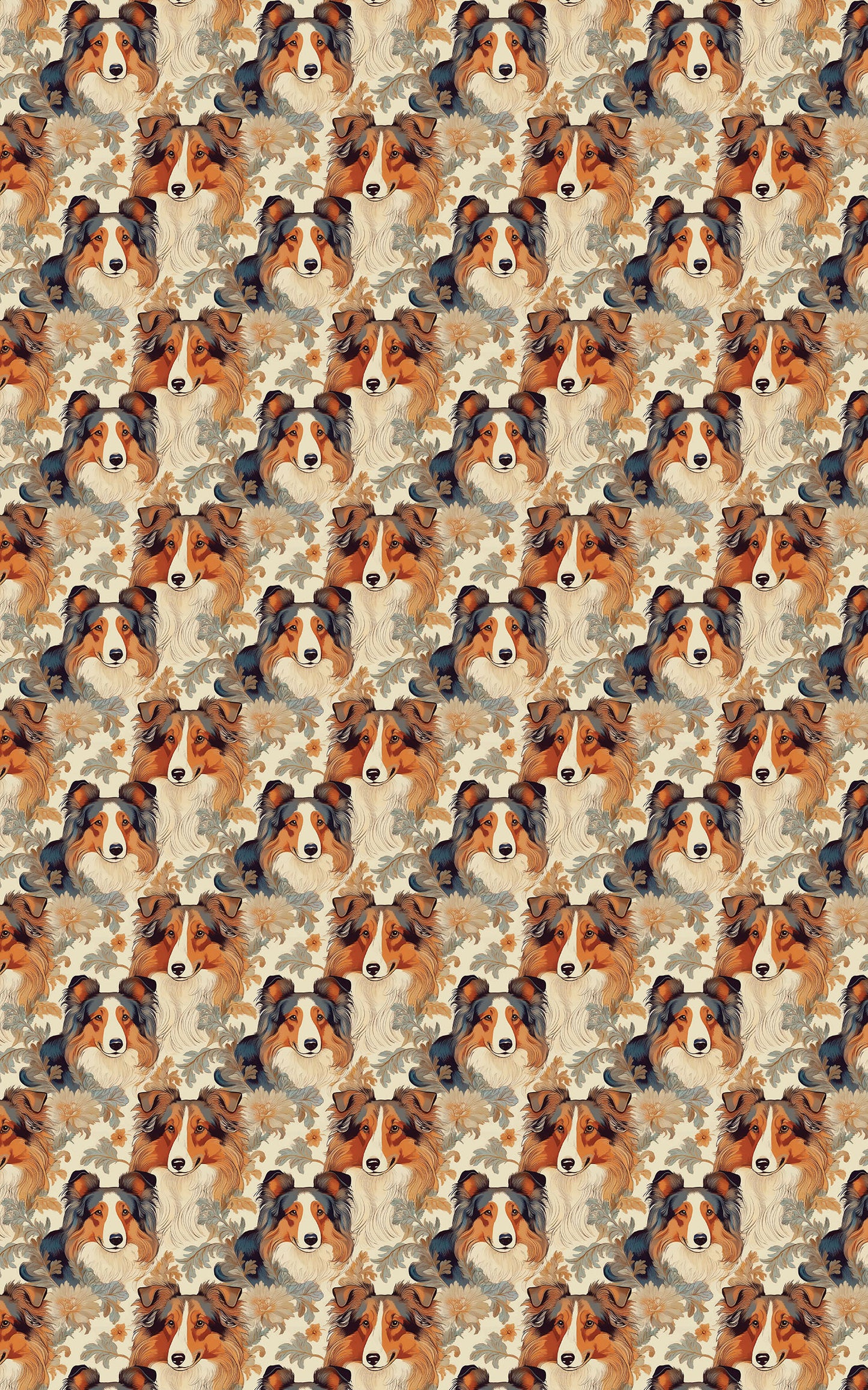 Collie Classic Toile
