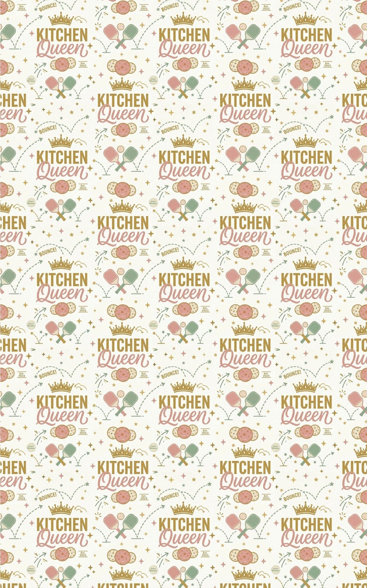Kitchen Queen Wrapping Paper - London Penny Gift Wrap