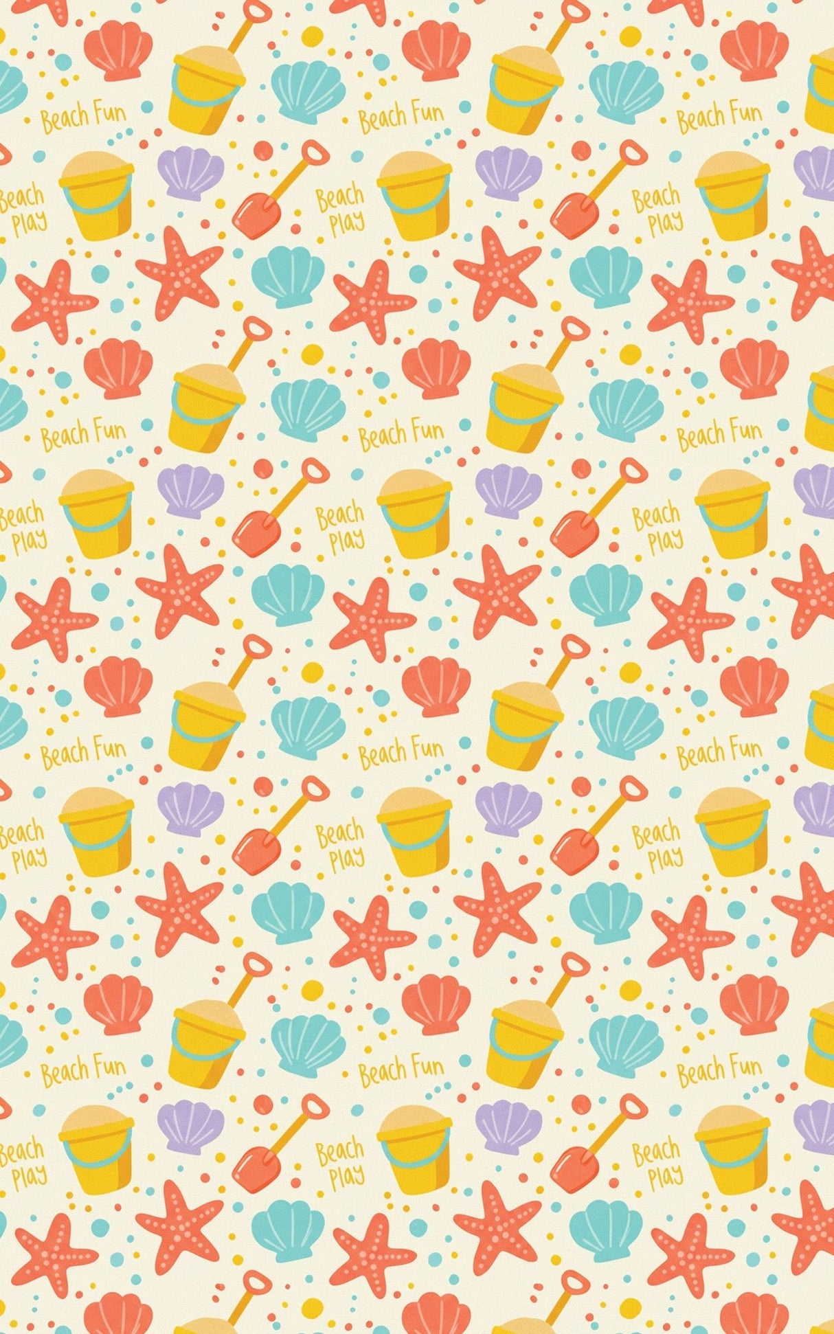 Beach Play Seaside - London Penny Gift Wrap