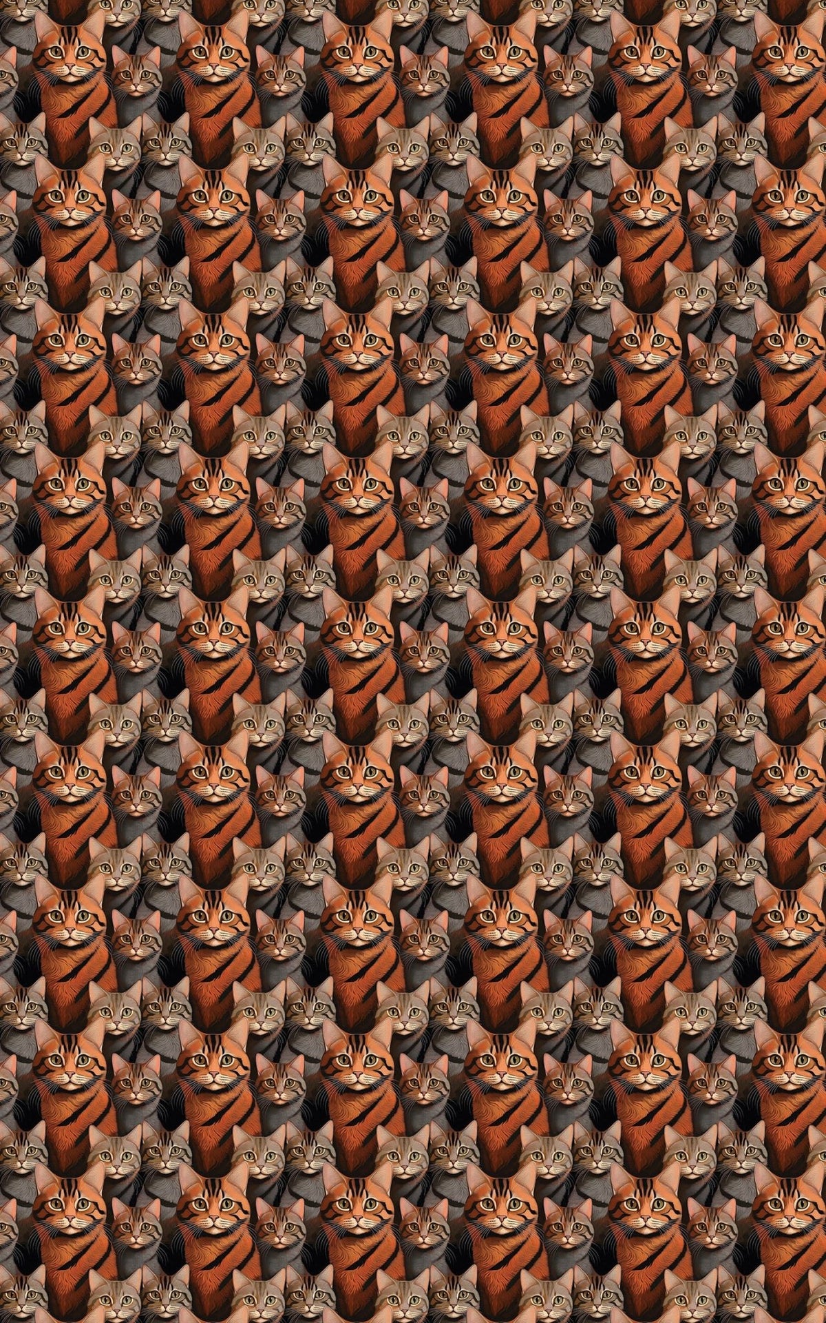 The Tabby Cat Parade - London Penny Gift Wrap