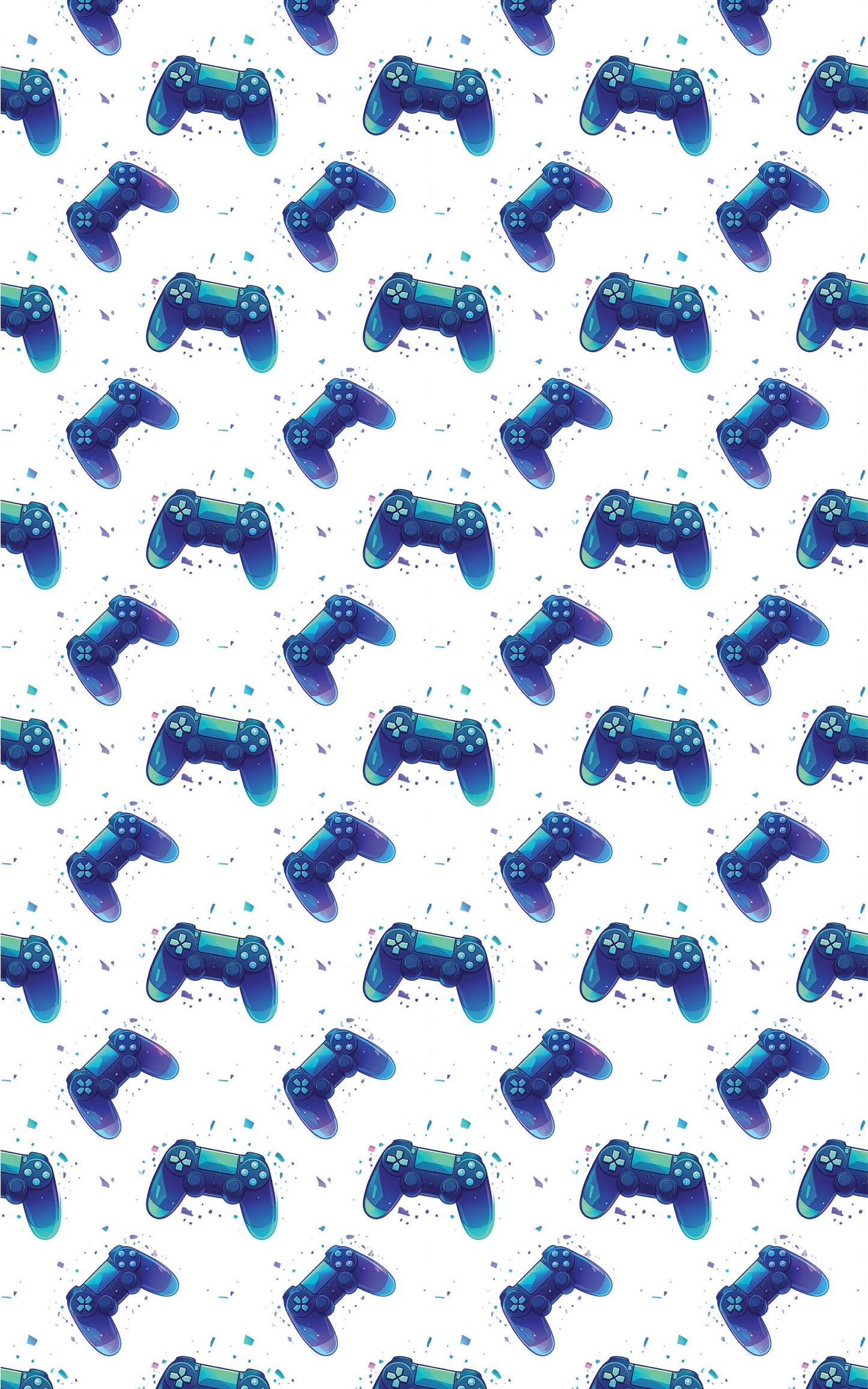 Pixel Control Flow Wrapping Paper