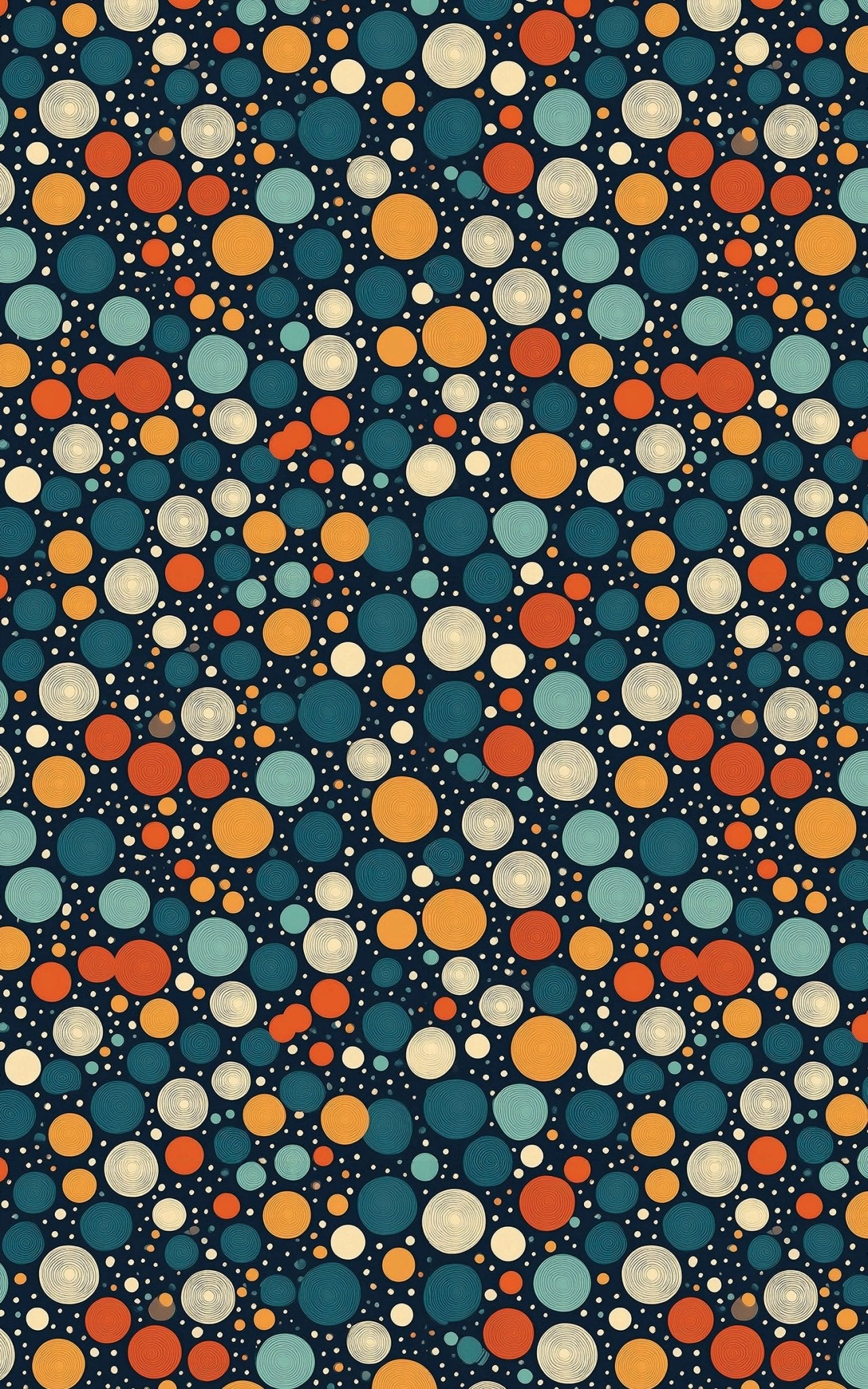 Concentric Circle Confetti - London Penny Gift Wrap