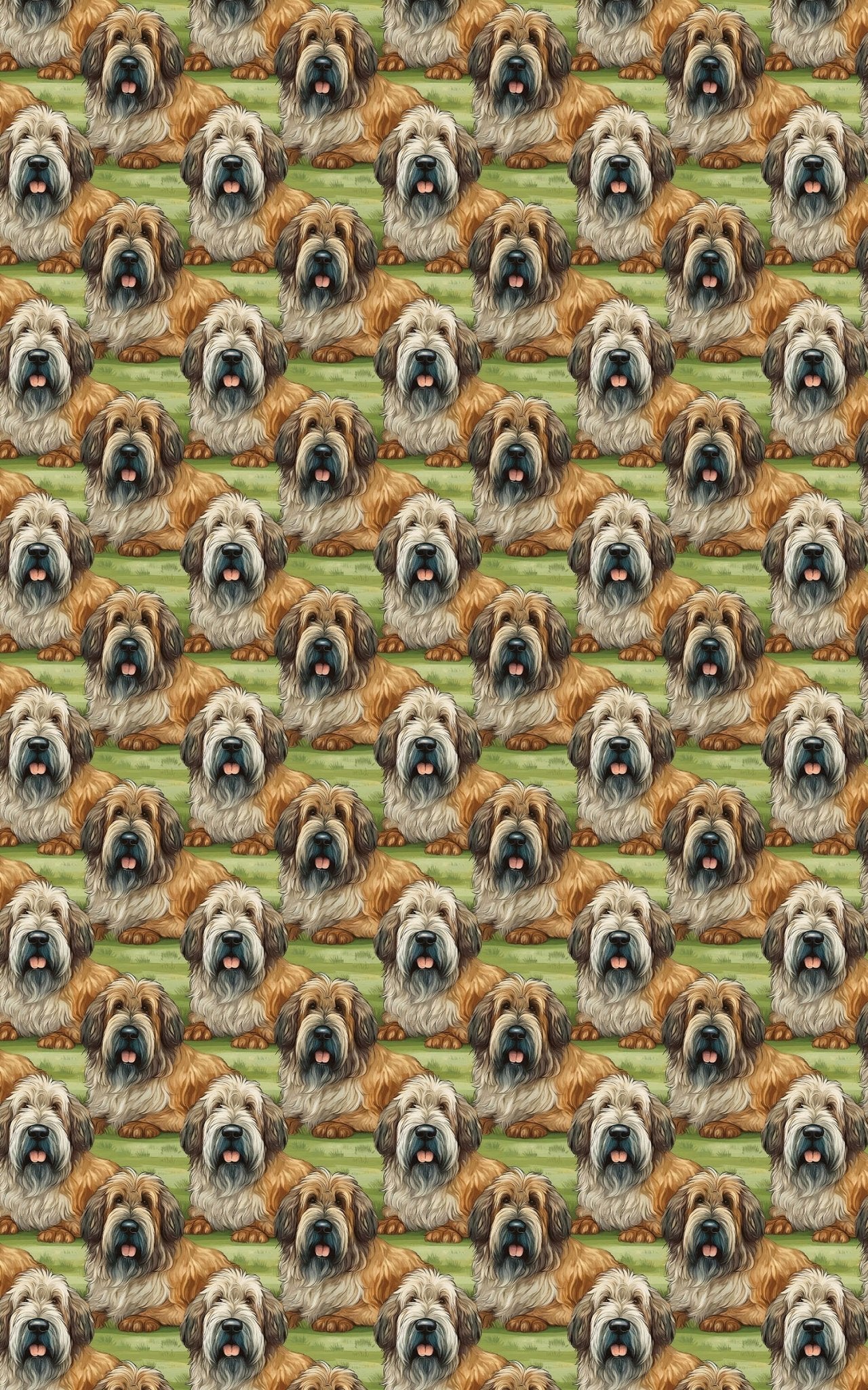 Golden Shag Coat - London Penny Gift Wrap