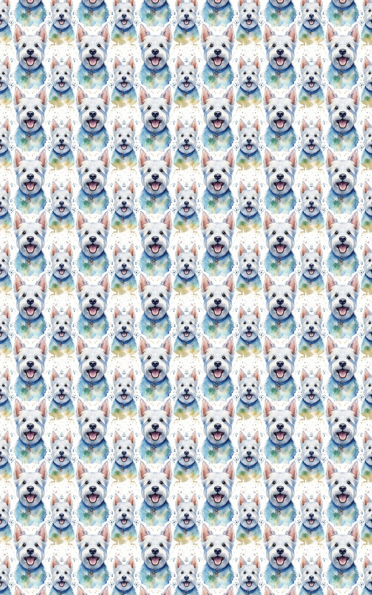 Westie Whirl - London Penny Gift Wrap