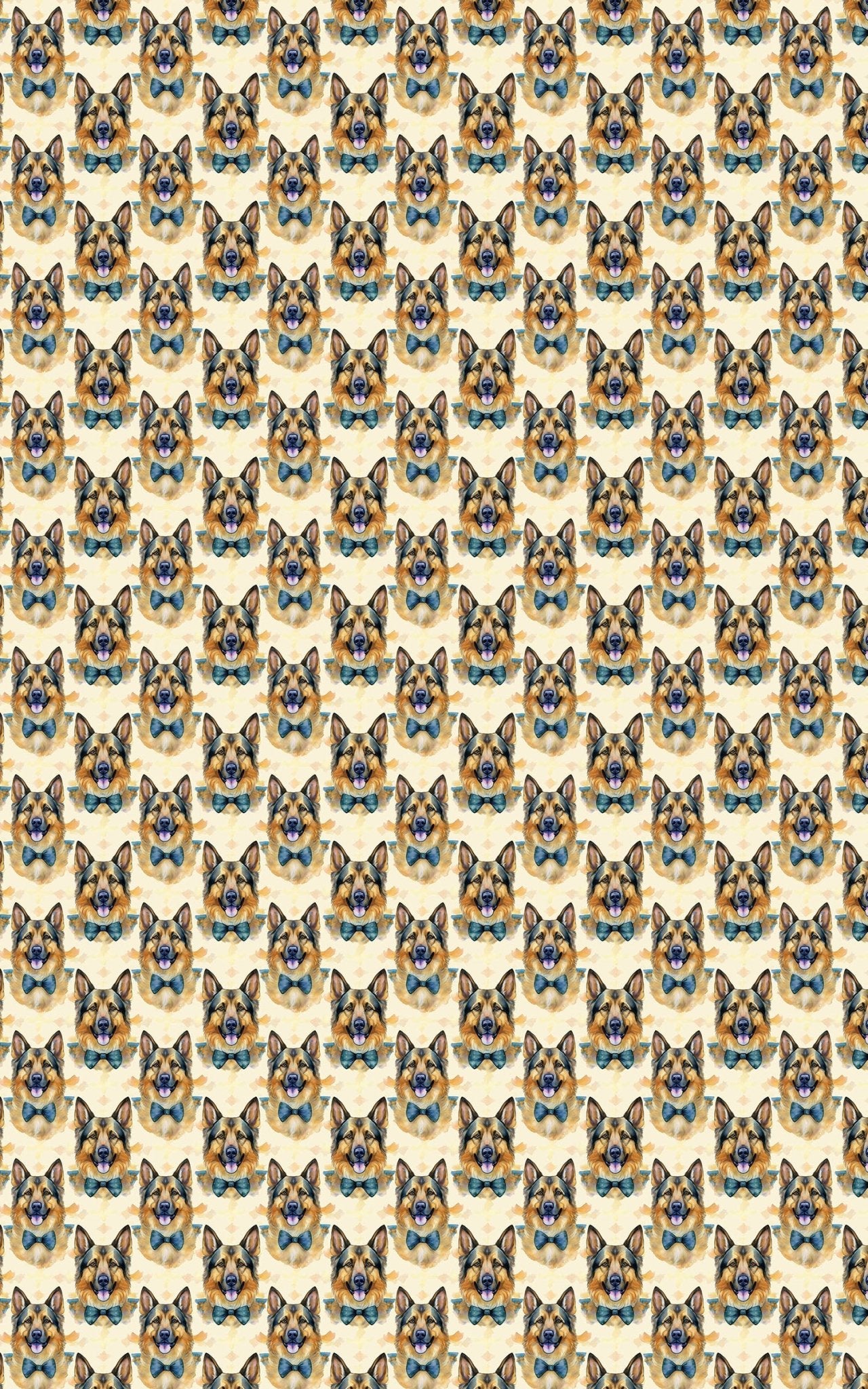 Wedding-Ready German Shepherd - London Penny Gift Wrap