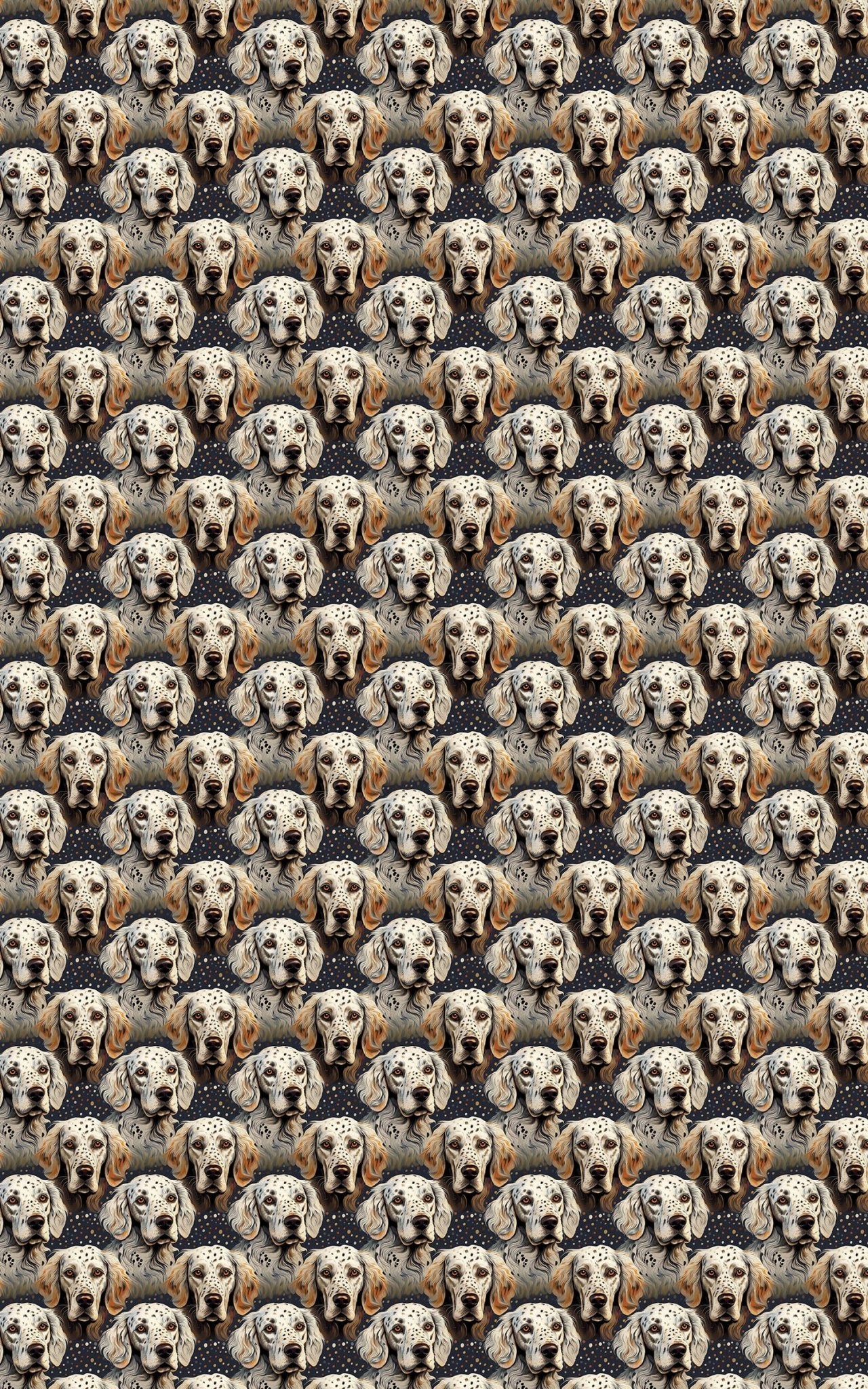 English Setter: Spotted Companions - London Penny Gift Wrap