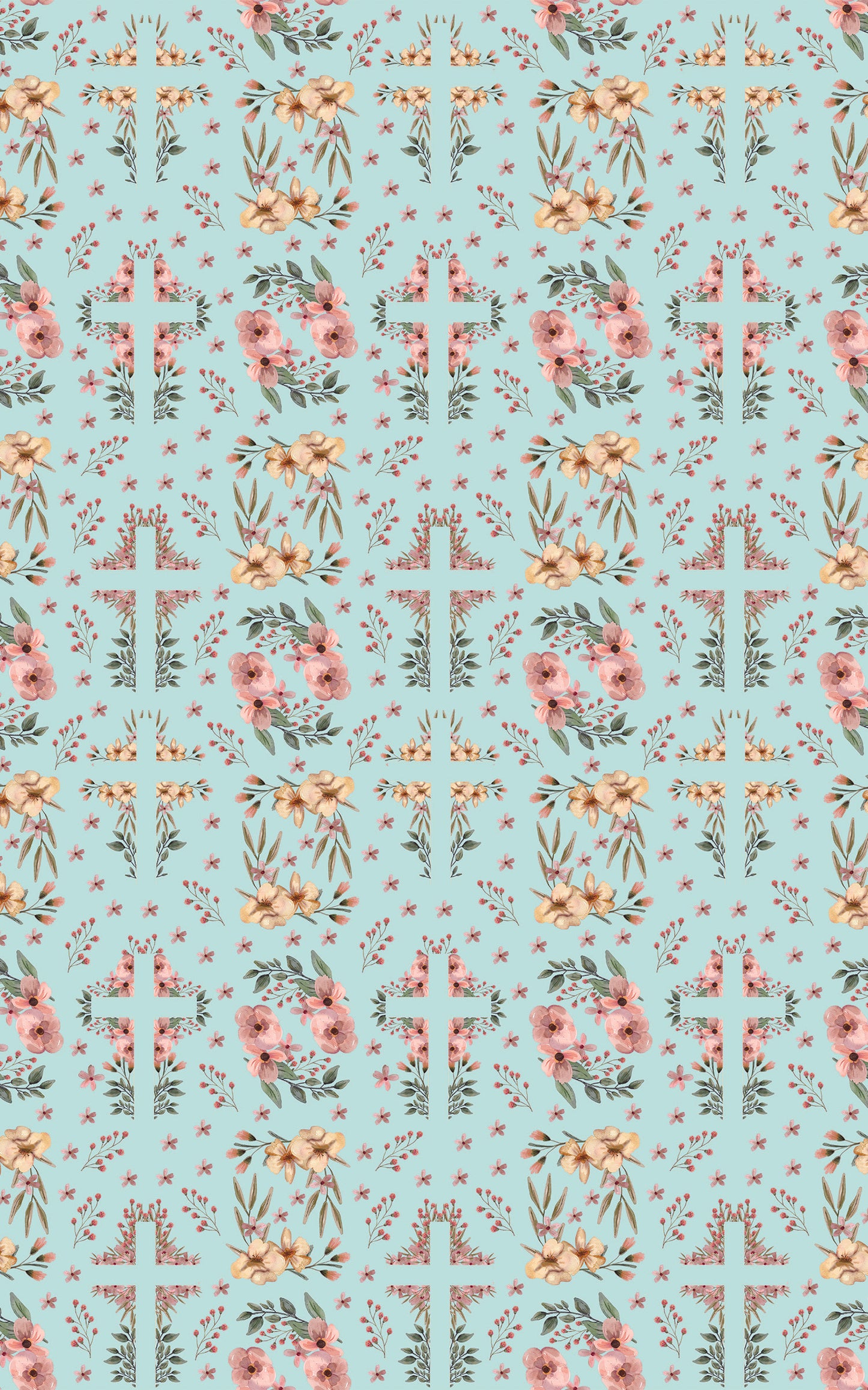 Easter Floral Cross
