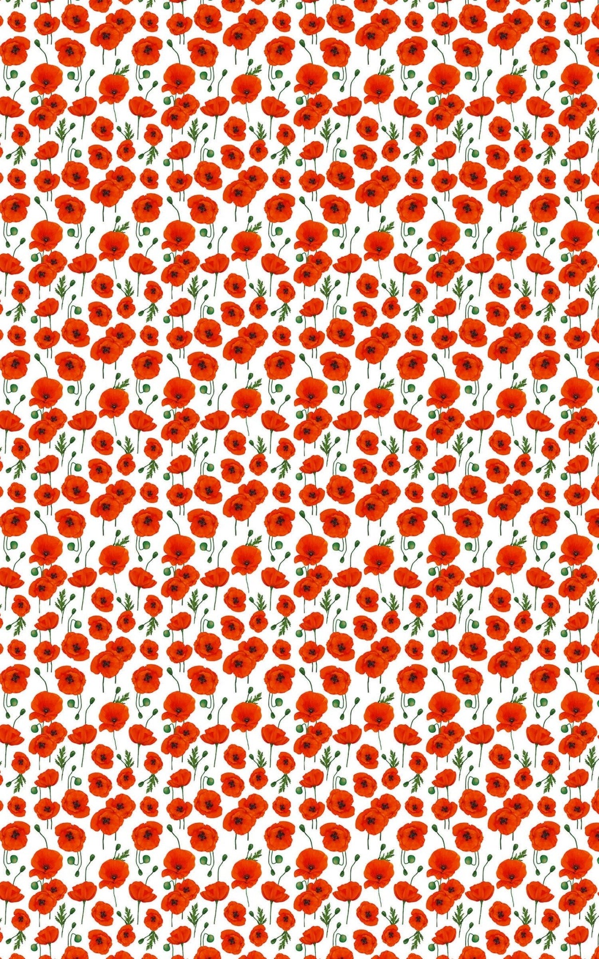 Summer Flowers II White - London Penny Gift Wrap