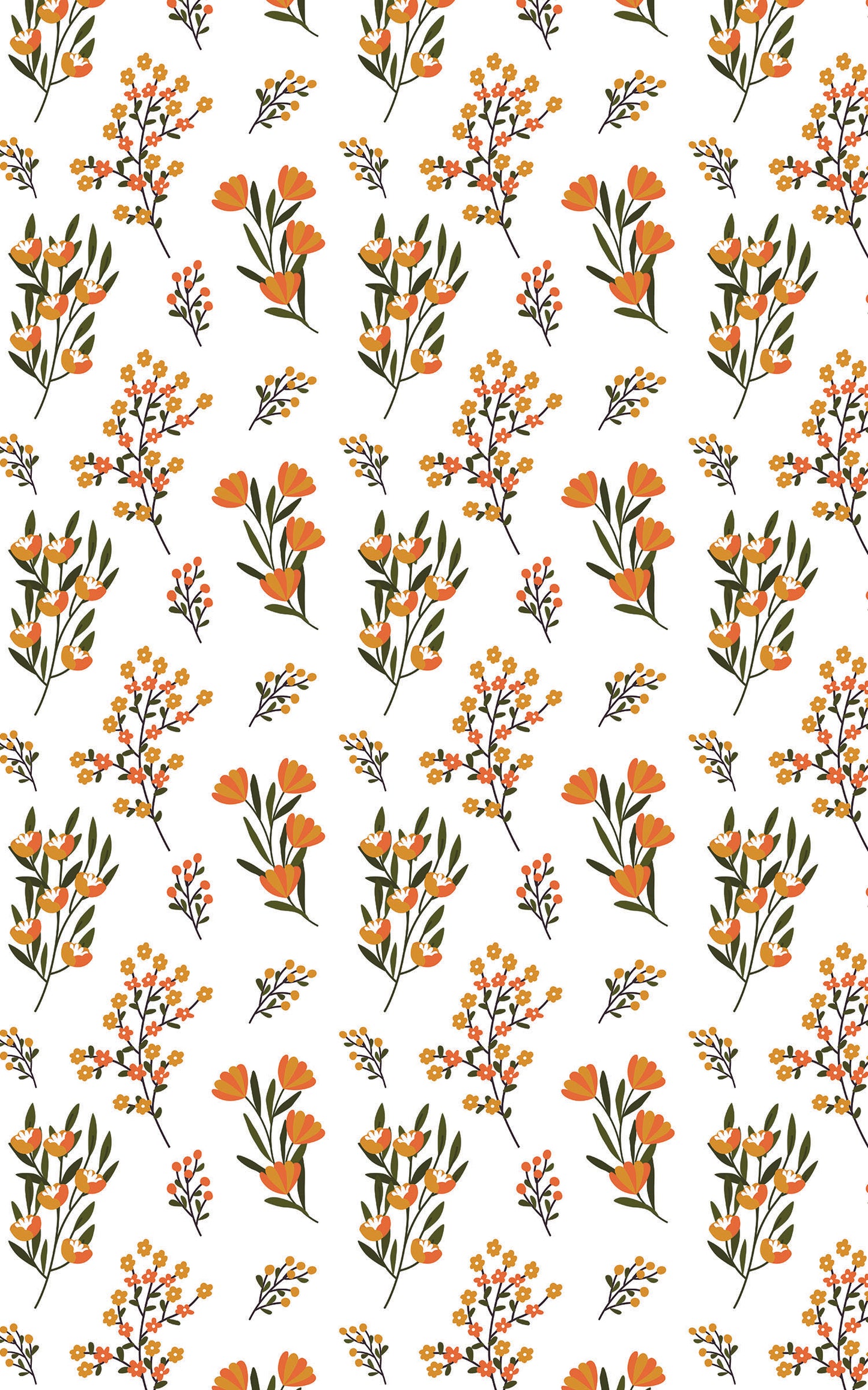 Orange Wild Flowers